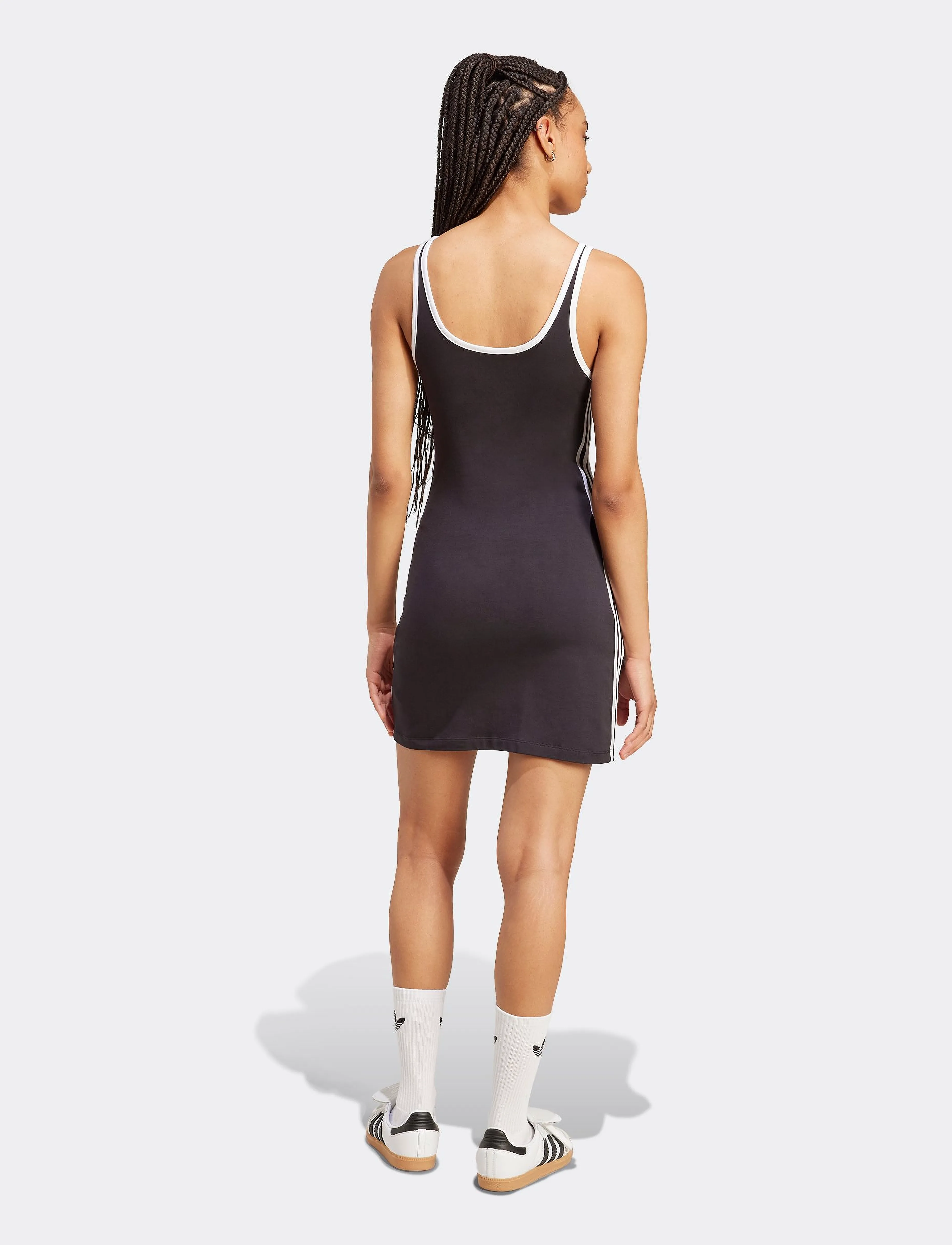 adidas Originals - 3S MINI DRESS - jurken & rokjes - black/white - 5