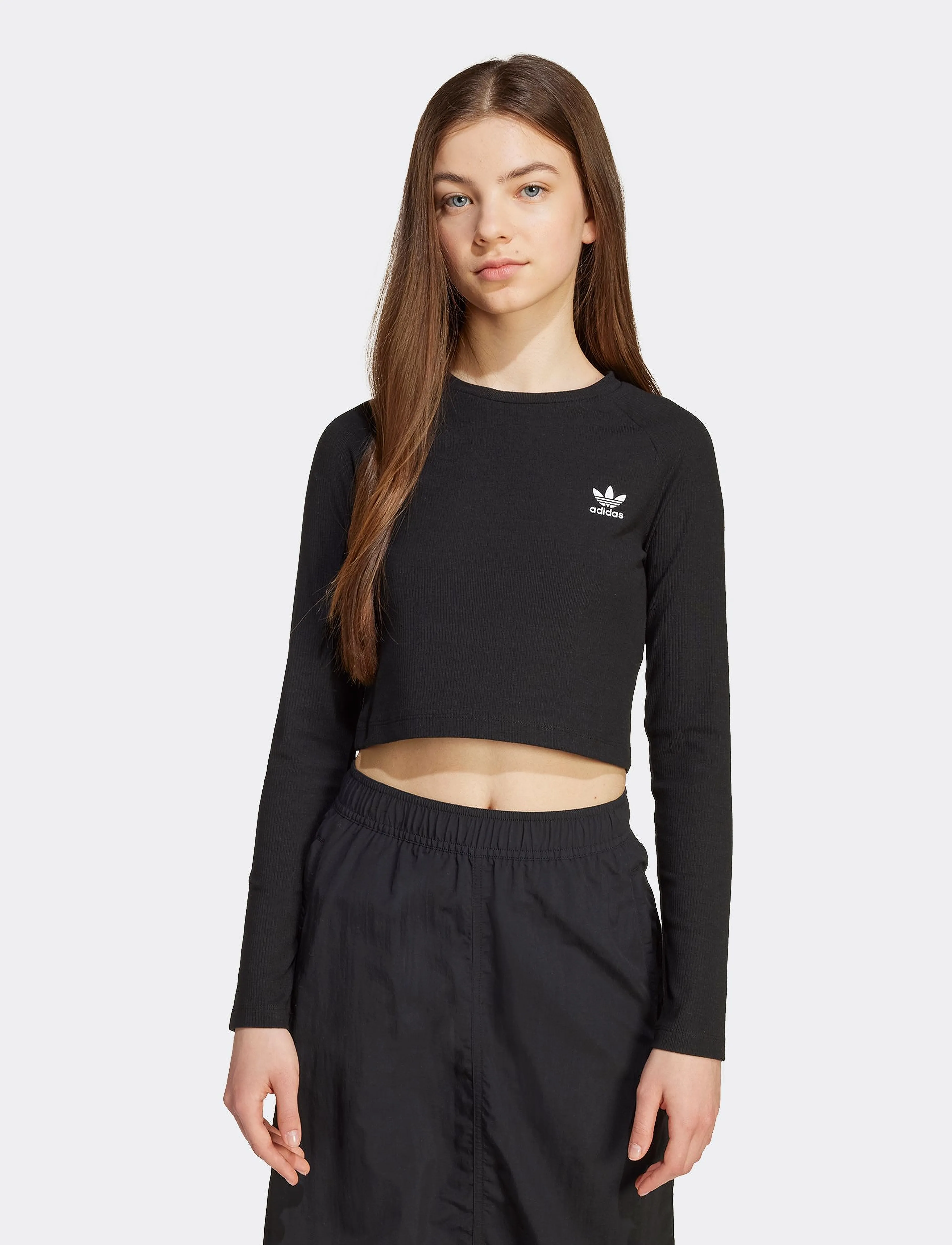 adidas Originals - RIB C LS TEE - t-shirts à manches longues - black/white - 4