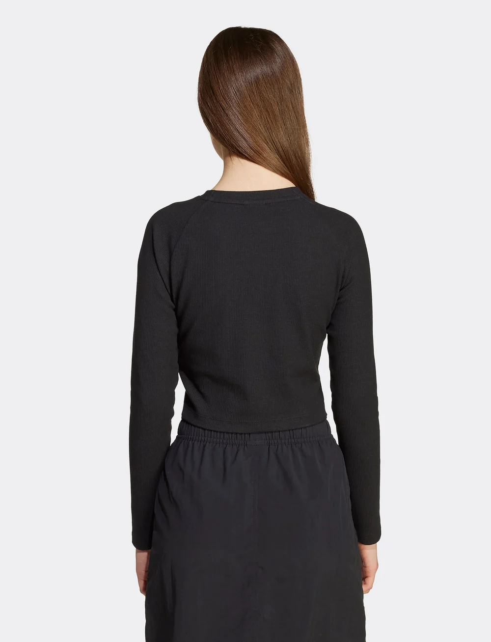 adidas Originals - RIB C LS TEE - langärmelig - black/white - 5