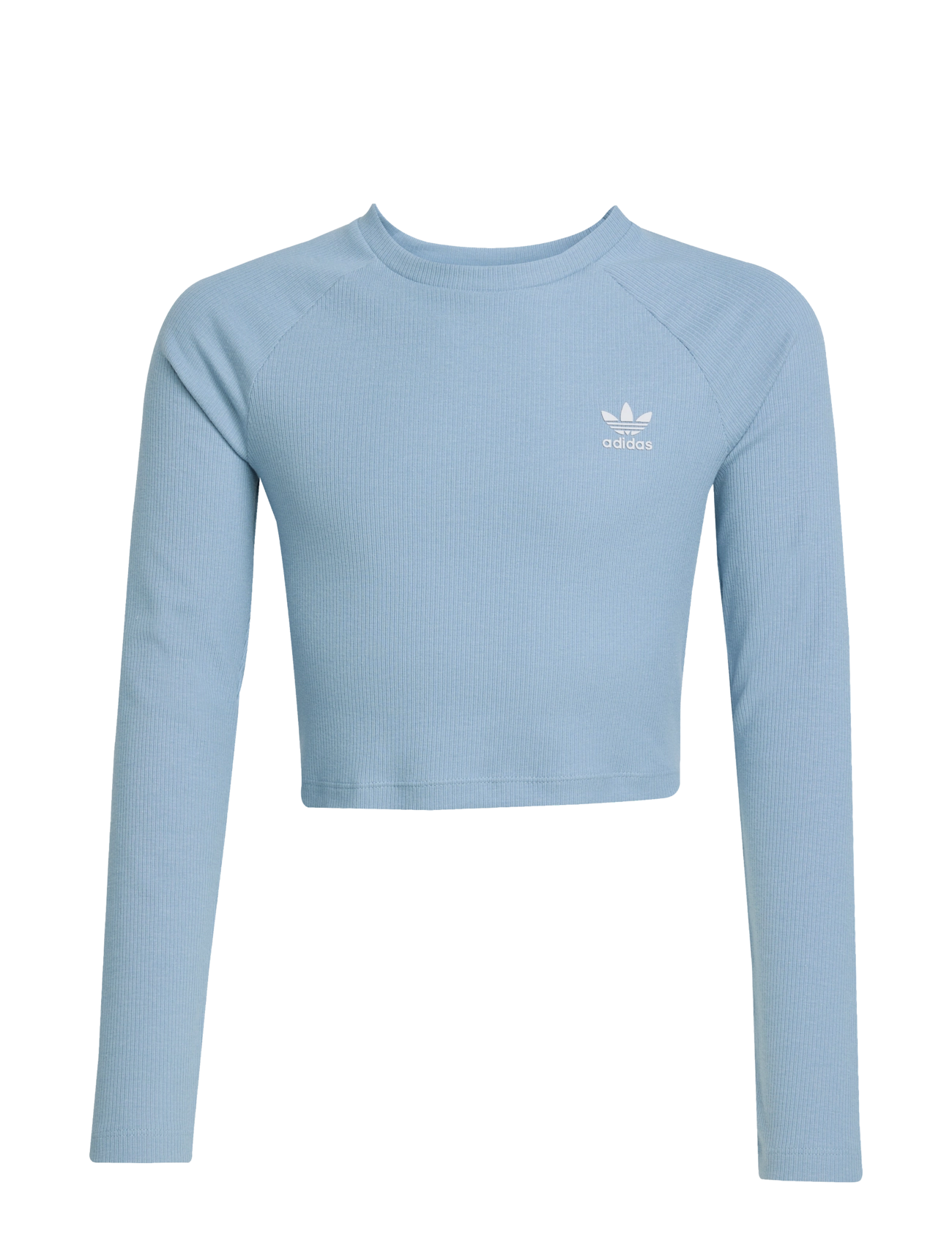 ADIDAS ORIGINALS Rib C Ls Tee Blau - 164 - Kinder