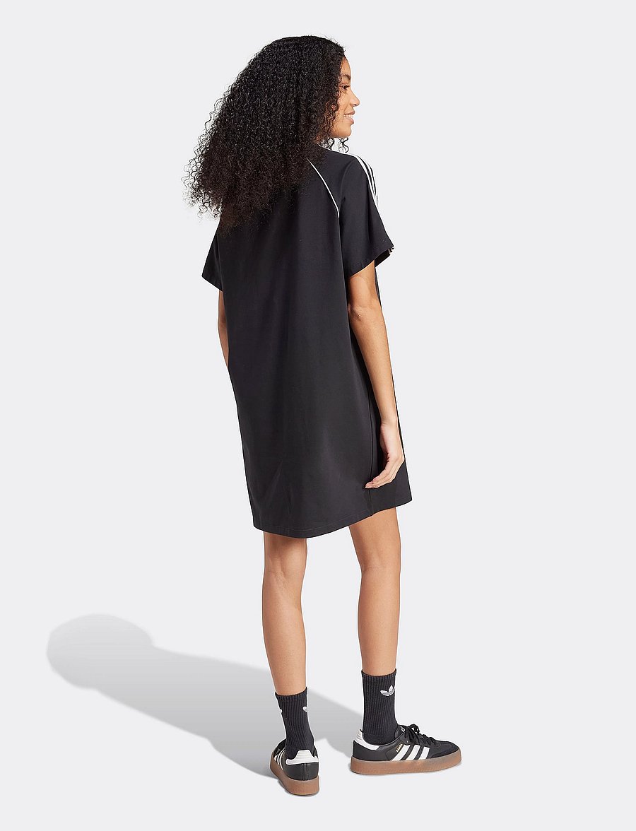 adidas Originals - SST TEE DRESS - black/white - 4