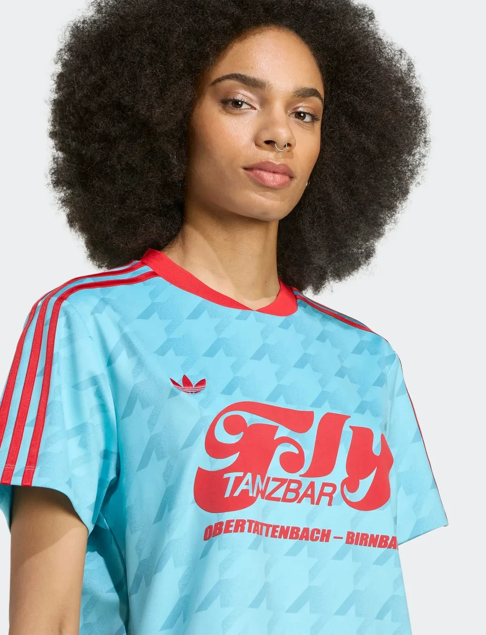 adidas Originals - FOOTIE JERSEY - t-shirts - bluglo - 4