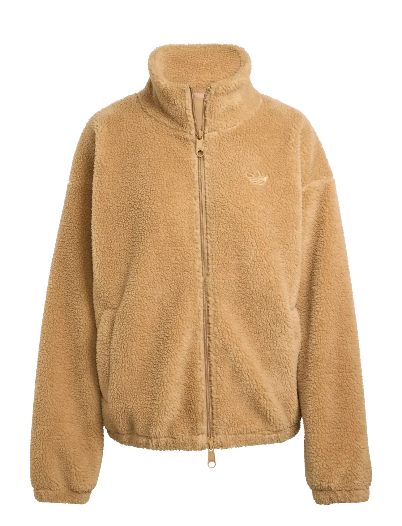 adidas Originals ESS TEDDY JKT - Fliisid ja vahekihid - CARDBO / beige