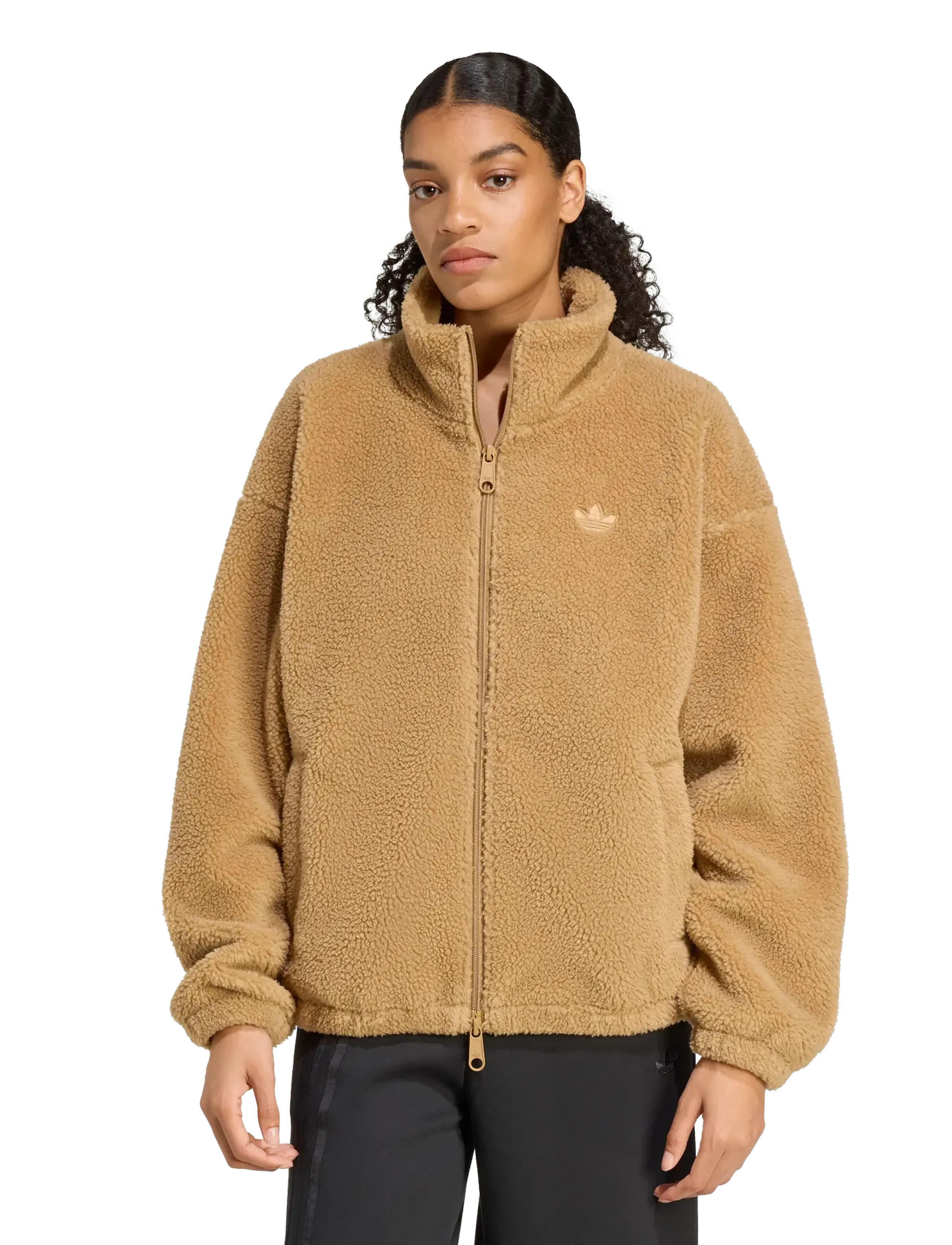 adidas Originals - ESS TEDDY JKT - vabaaja jakid - cardbo - 2