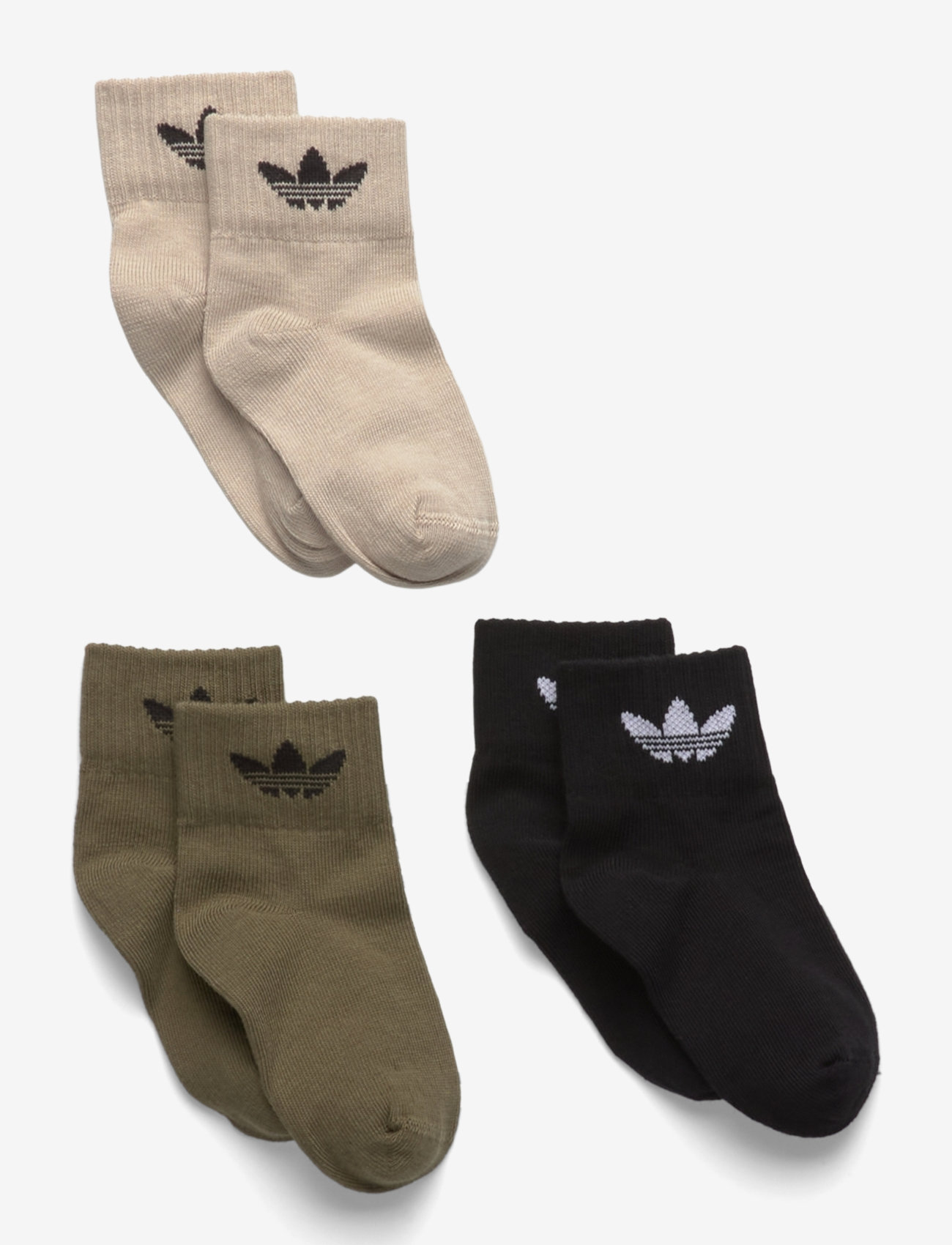 adidas Originals - KIDS ANKLE SOCK - sokid - stokha/focoli/black - 0