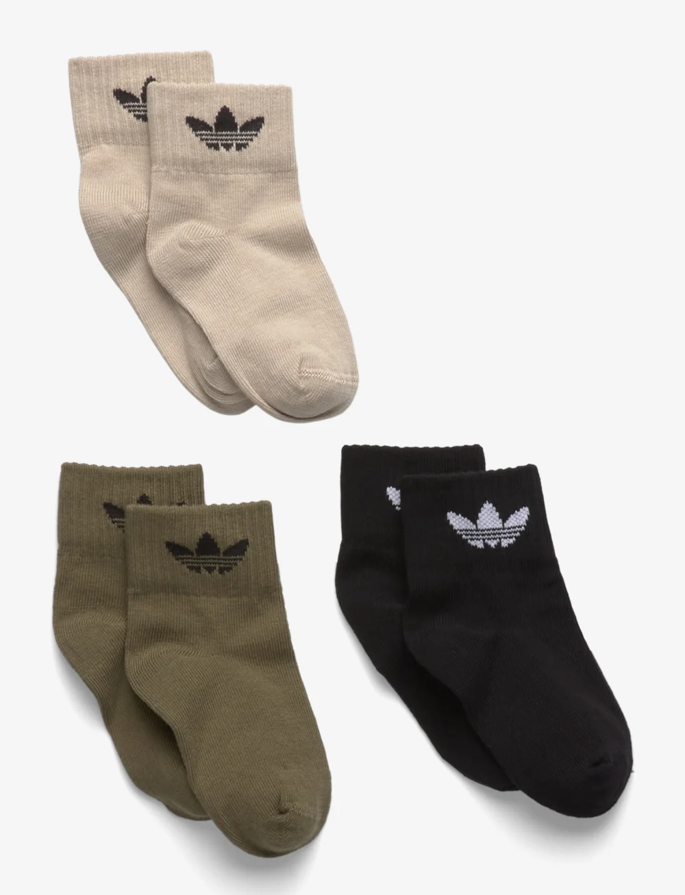 adidas Originals - KIDS ANKLE SOCK - strømper - stokha/focoli/black - 0