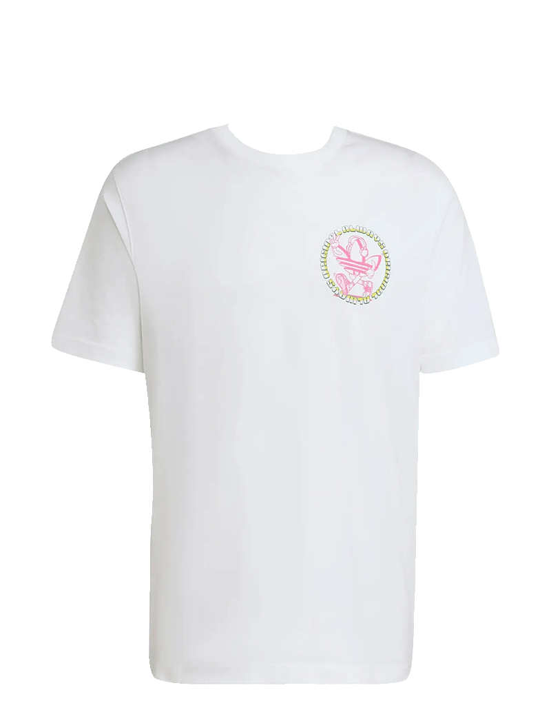 adidas Originals - GRAPHIC TEE LO - t-shirts - white - 1