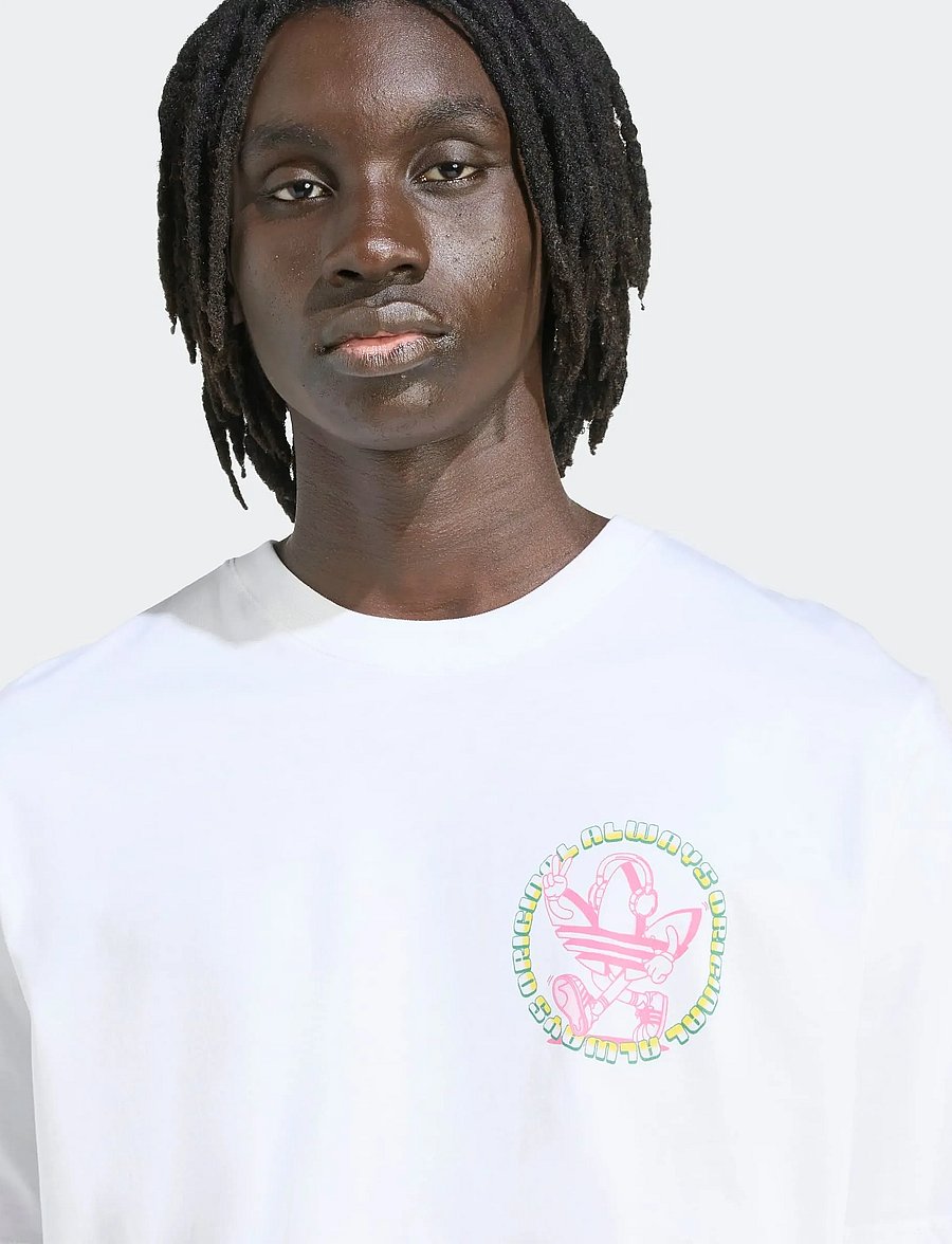 adidas Originals - GRAPHIC TEE LO - white - 2