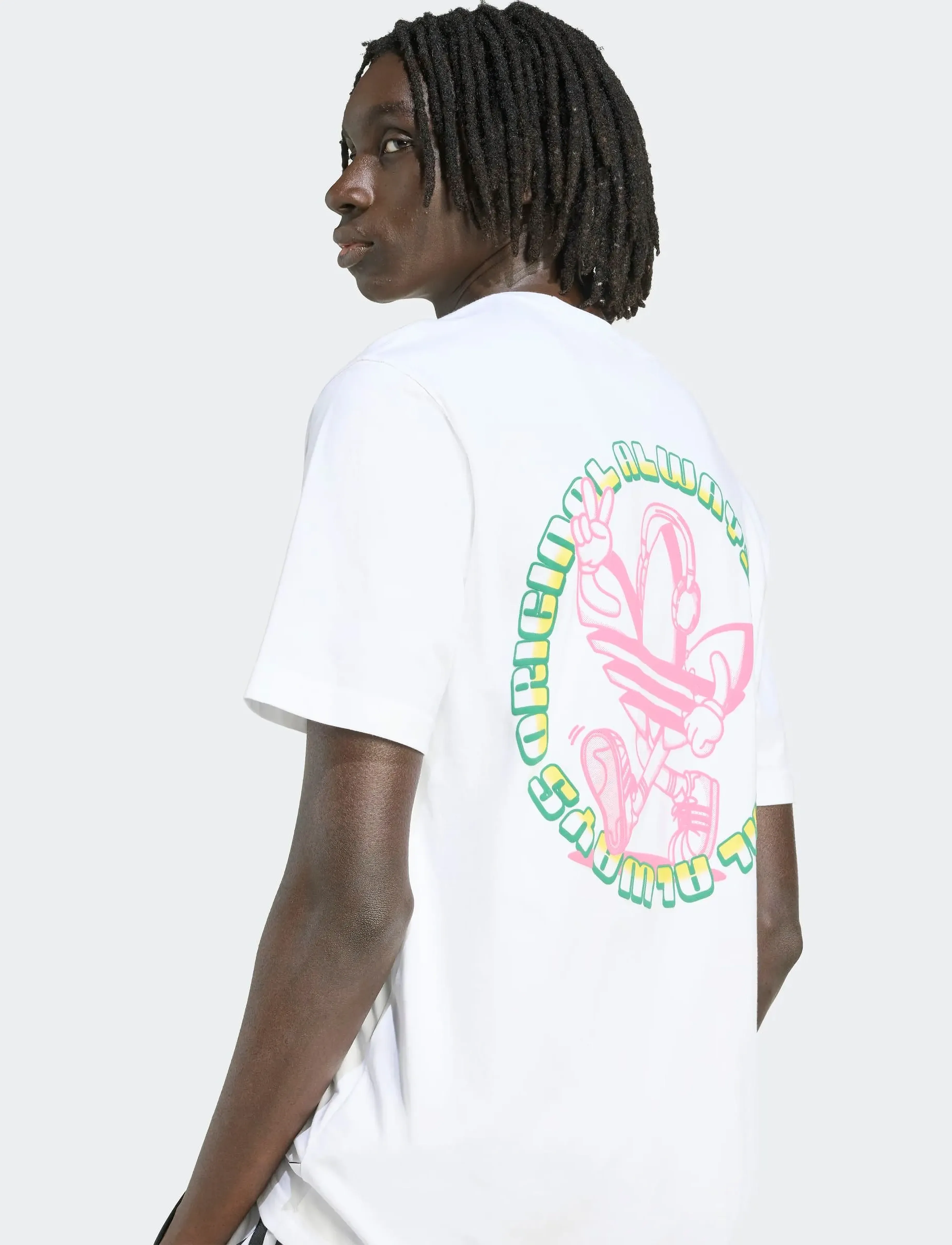 adidas Originals - GRAPHIC TEE LO - white - 3