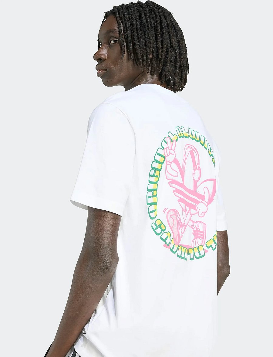 adidas Originals - GRAPHIC TEE LO - white - 3