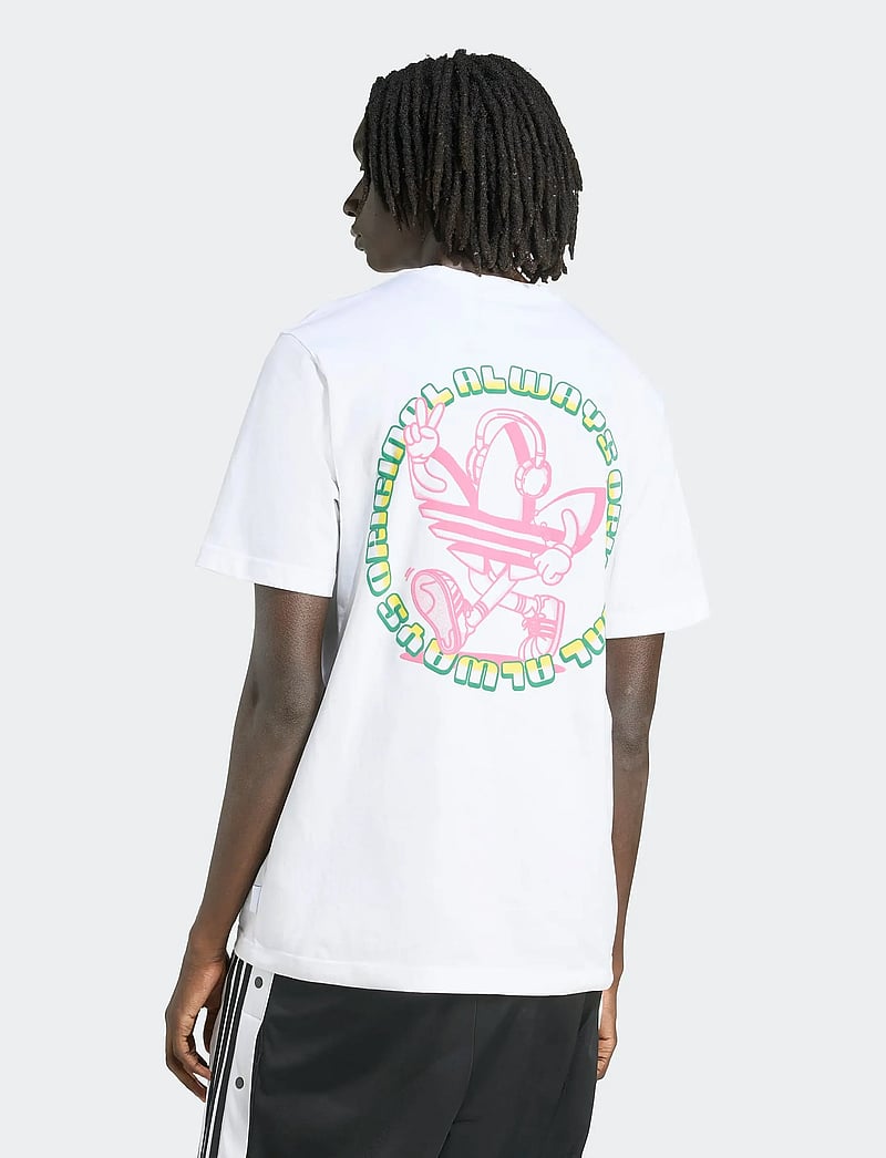 adidas Originals - GRAPHIC TEE LO - t-shirts - white - 5