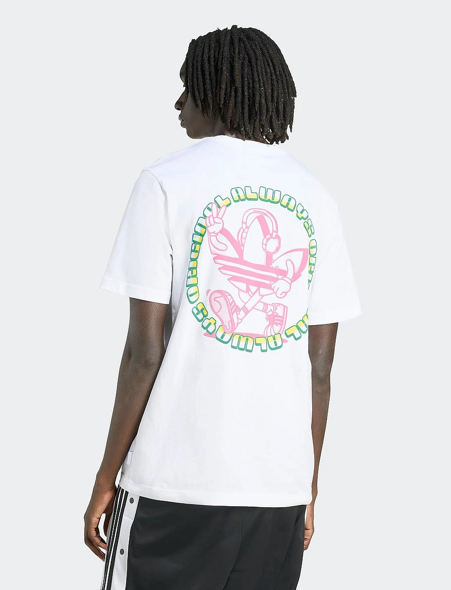 adidas Originals - GRAPHIC TEE LO - white - 5
