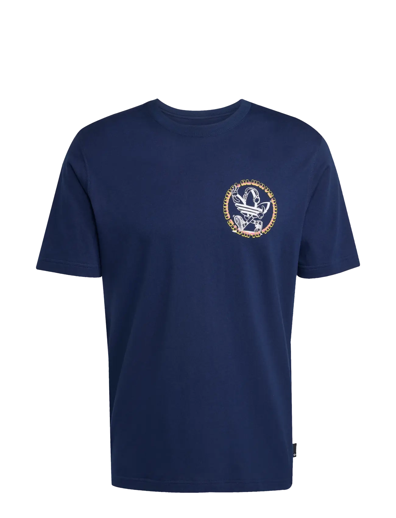adidas Originals GRAPHIC TEE LO - Deals - NINDIG / navy