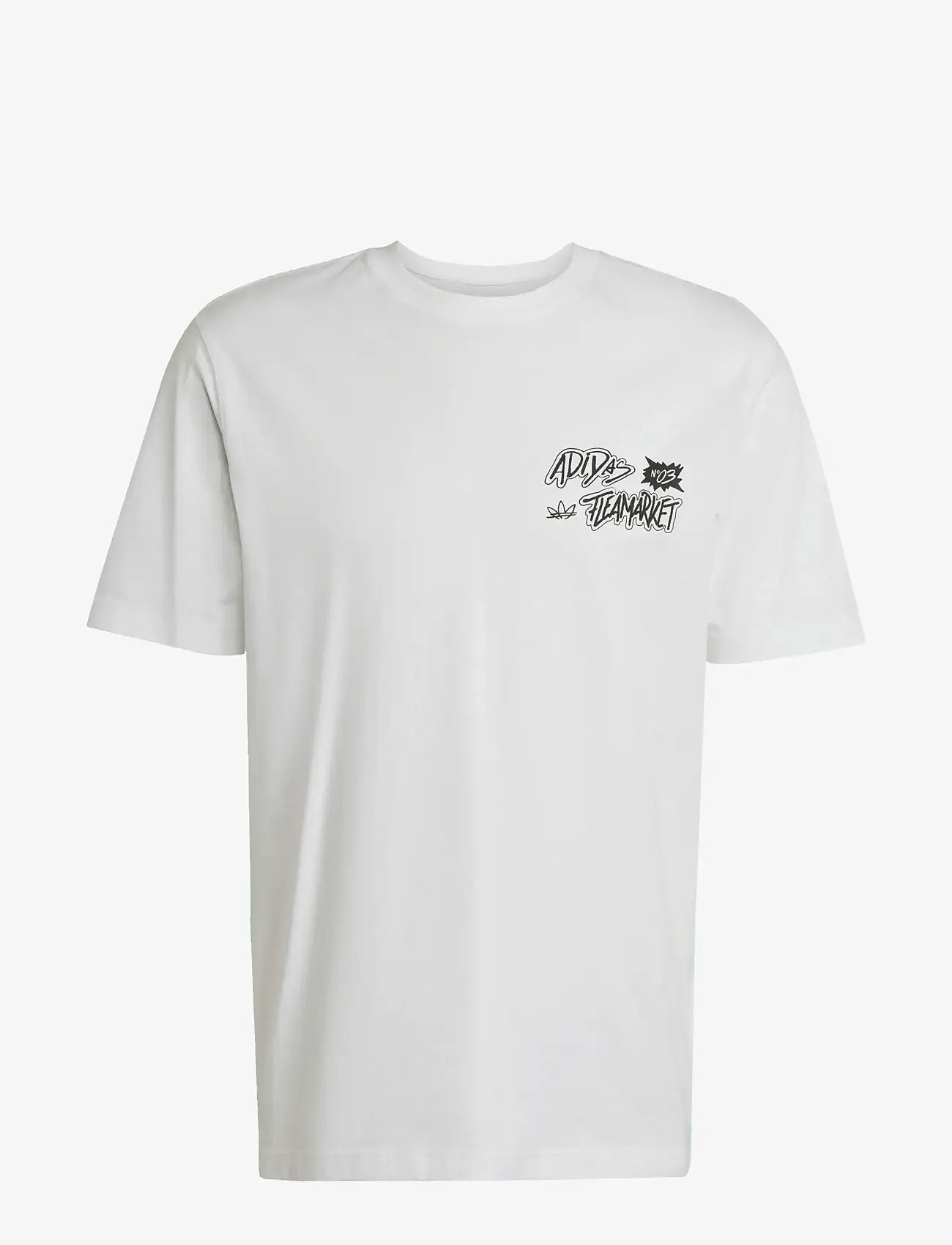 adidas Originals - GRAPHIC LO SS T - t-shirts - white - 1