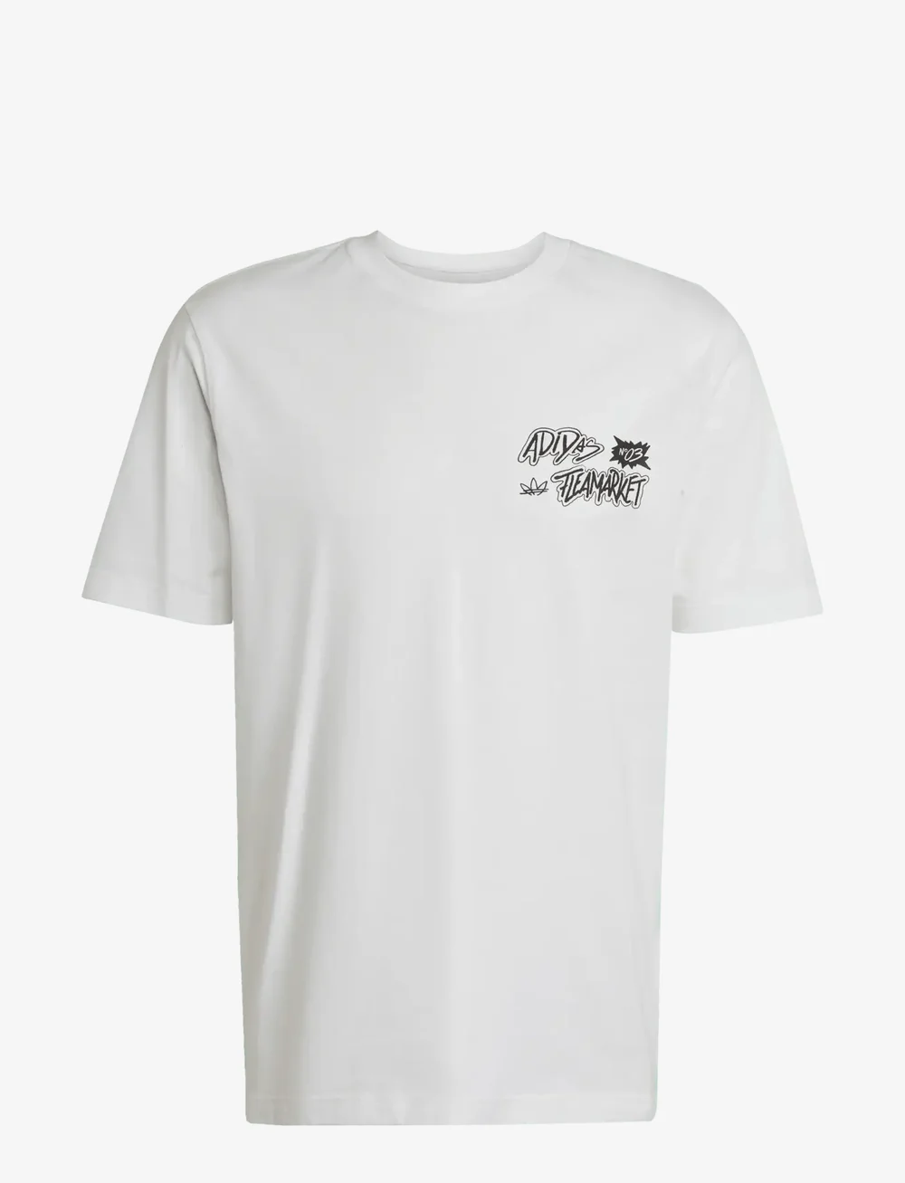 adidas Originals - GRAPHIC LO SS T - oberteile & t-shirts - white - 1