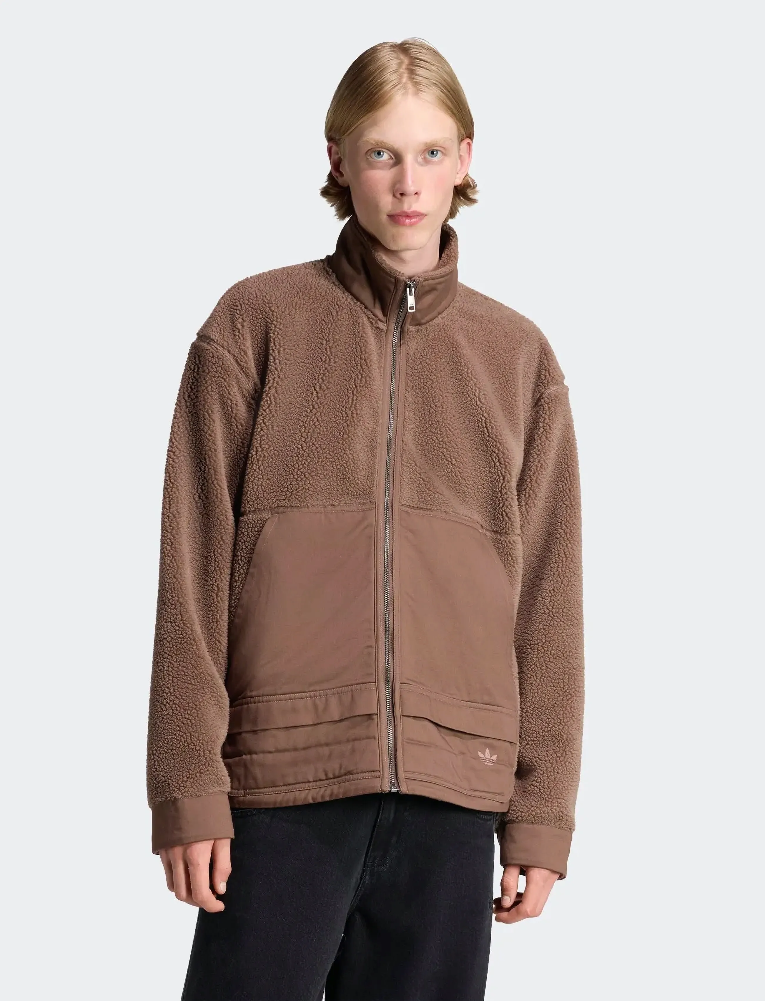 adidas Originals P Ess Fleece, XL, Sport Fleeces & Midlayers, Braun - Fleeces, Männerswear