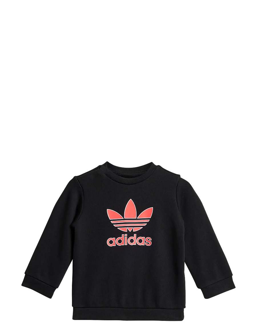 adidas Originals - CREW SET - trainingspakken en tweedelige sets - black/lucred - 2