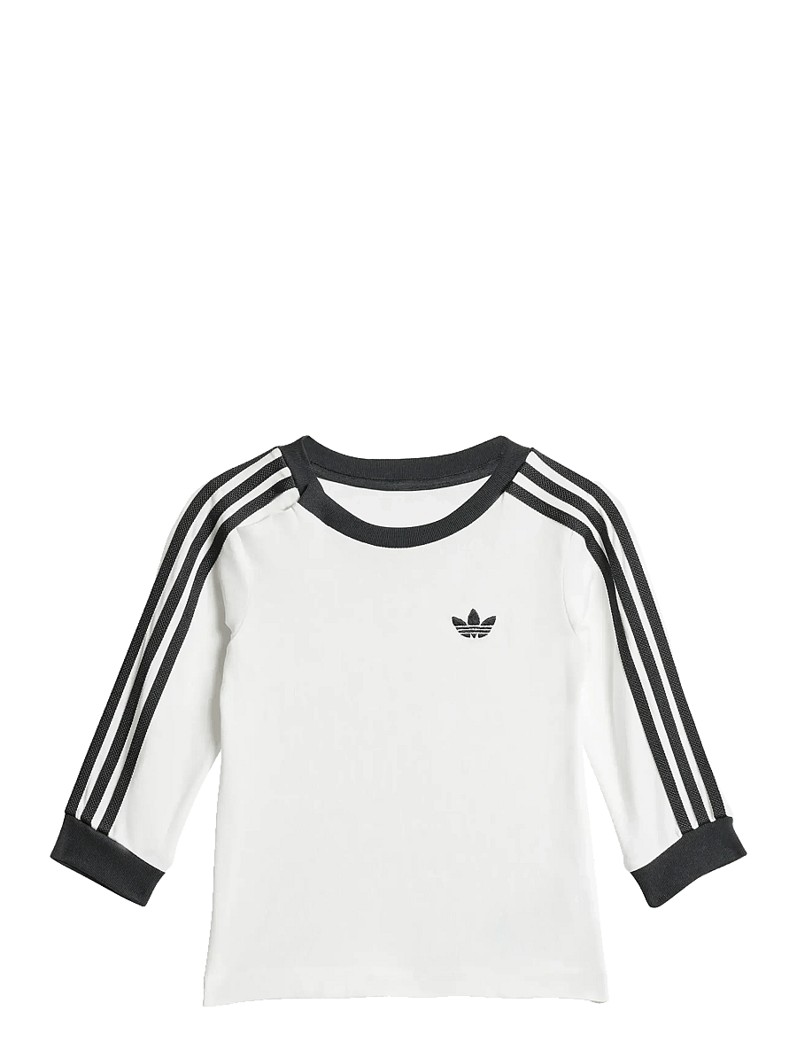 adidas Originals - DENIM LS SET - 2-teilige sets - white/black - 2