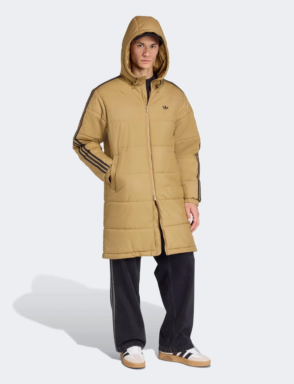 adidas Originals - ADICOL LONG JKT - winterjacken - cardbo - 0