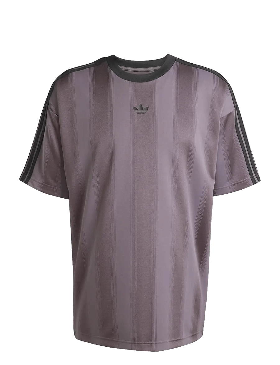 adidas Originals - JACQUARD JERSEY - tops & t-shirts - grestr/black - 1