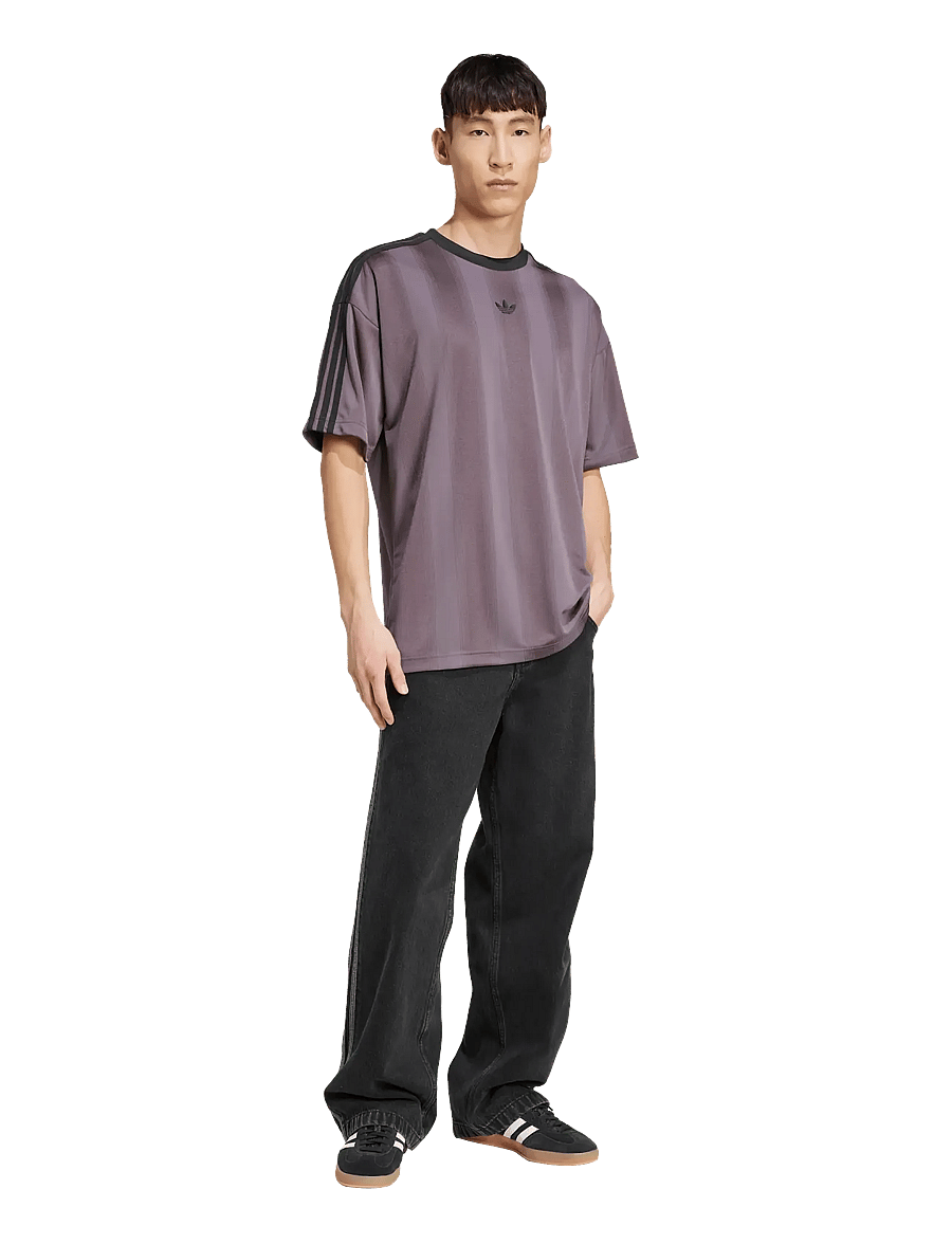 adidas Originals - JACQUARD JERSEY - tops & t-shirts - grestr/black - 2