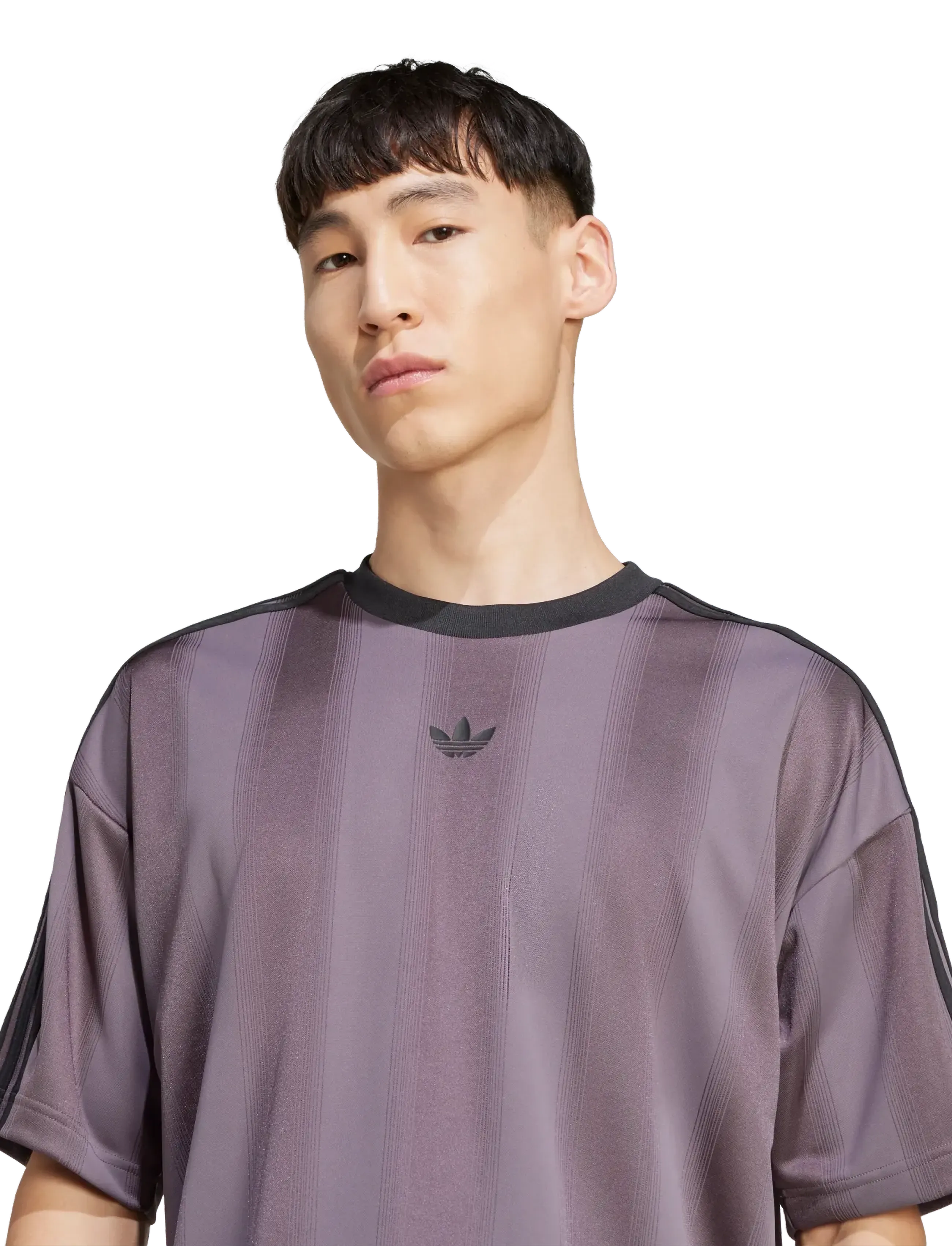 adidas Originals - JACQUARD JERSEY - tops & t-shirts - grestr/black - 3