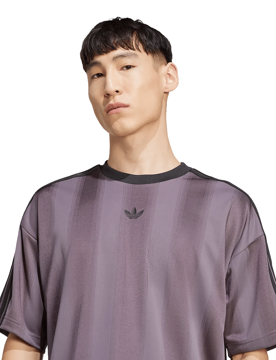 adidas Originals - JACQUARD JERSEY - tops & t-shirts - grestr/black - 3