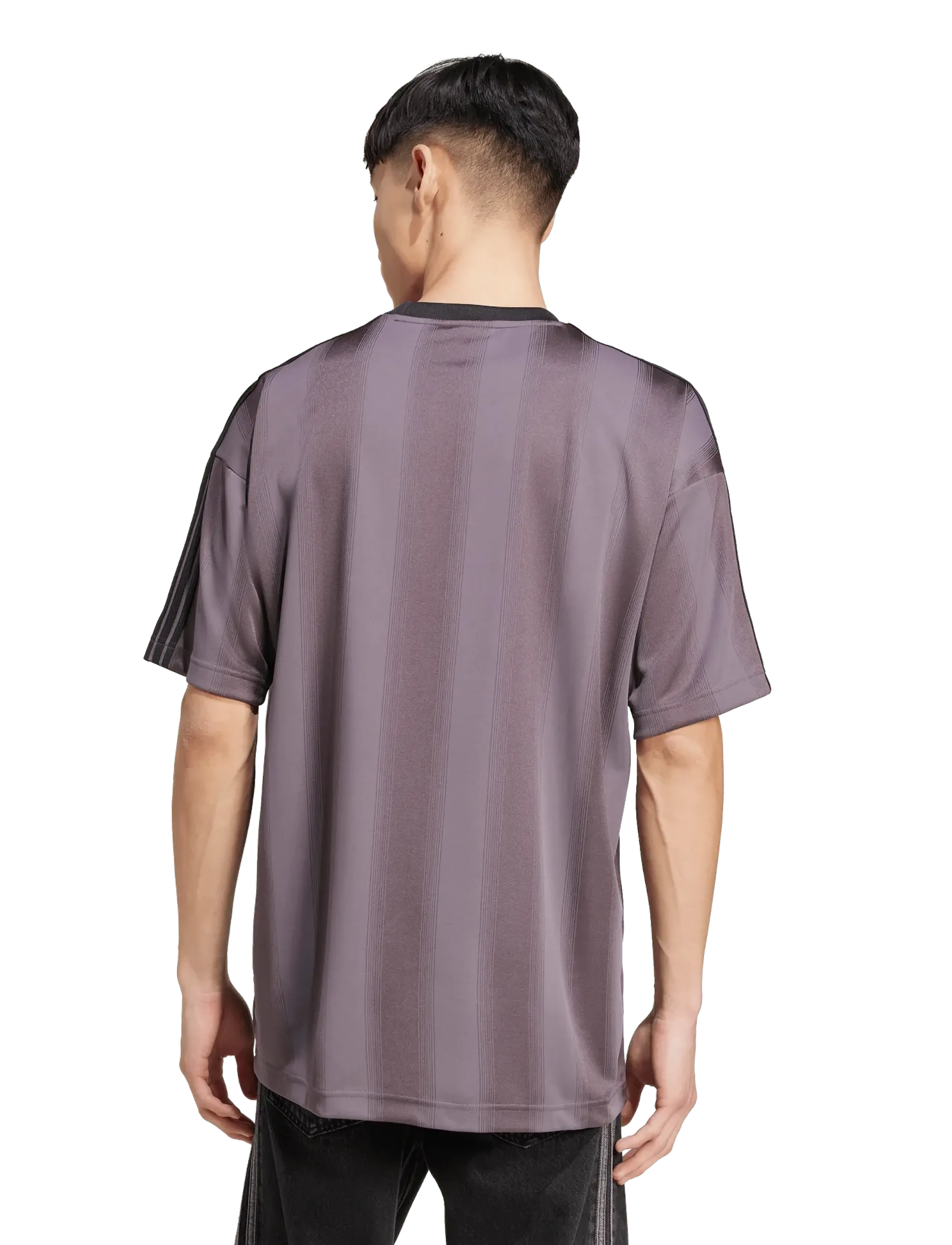 adidas Originals - JACQUARD JERSEY - tops & t-shirts - grestr/black - 5