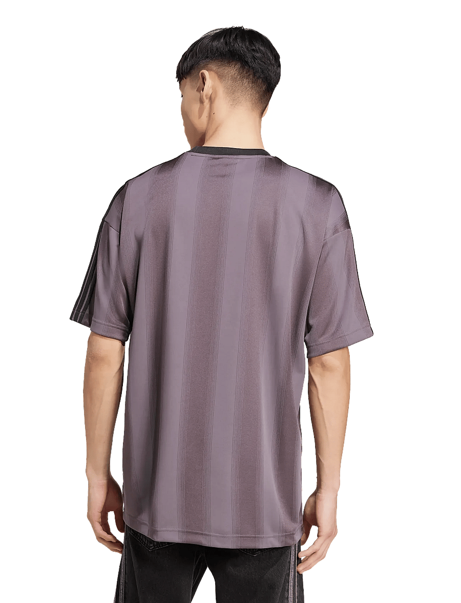 adidas Originals - JACQUARD JERSEY - tops & t-shirts - grestr/black - 5
