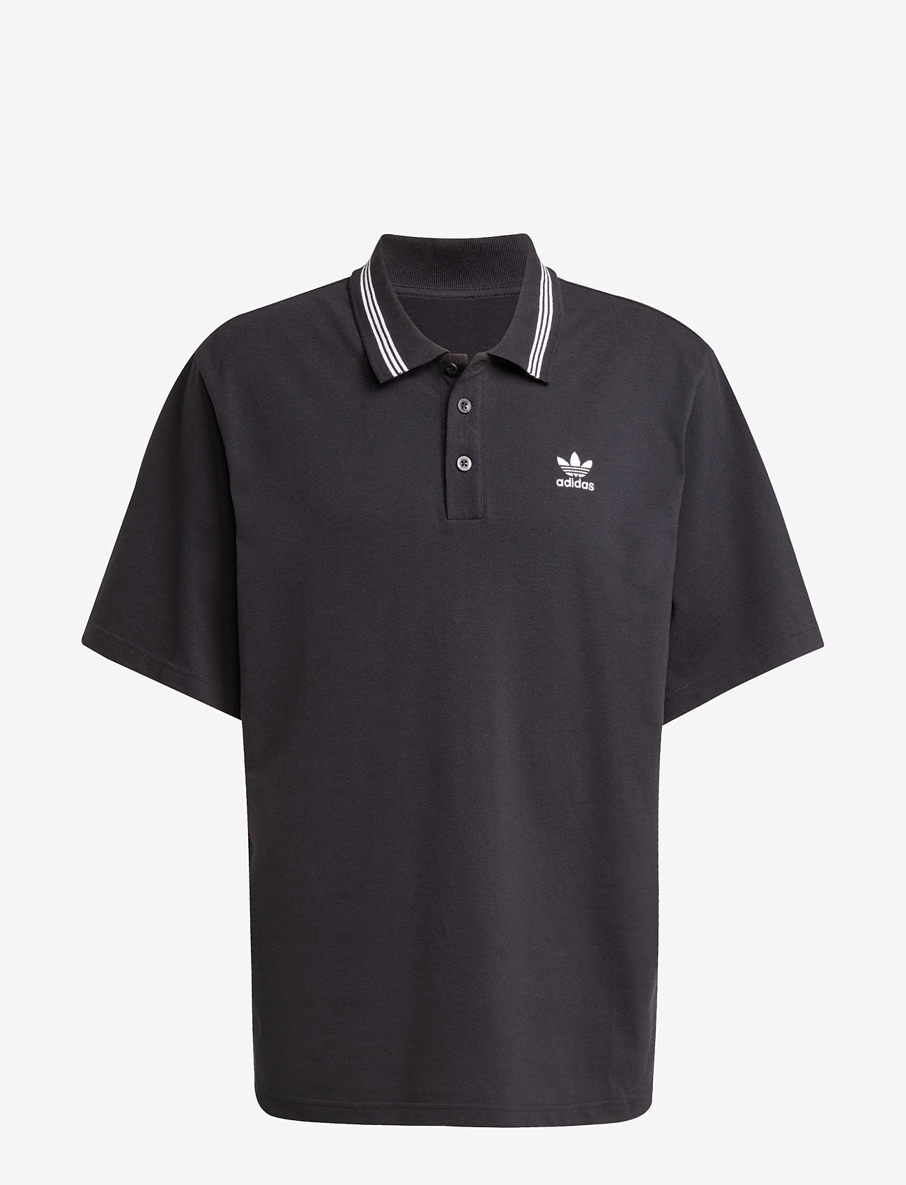 adidas Originals - LOOSE POLO - topit & t-paidat - black/white - 1