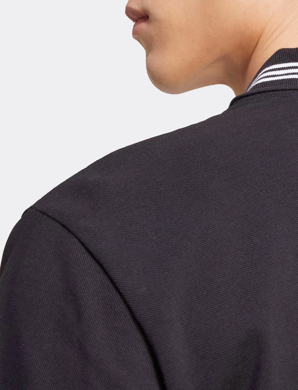 adidas Originals - LOOSE POLO - oberteile & t-shirts - black/white - 2