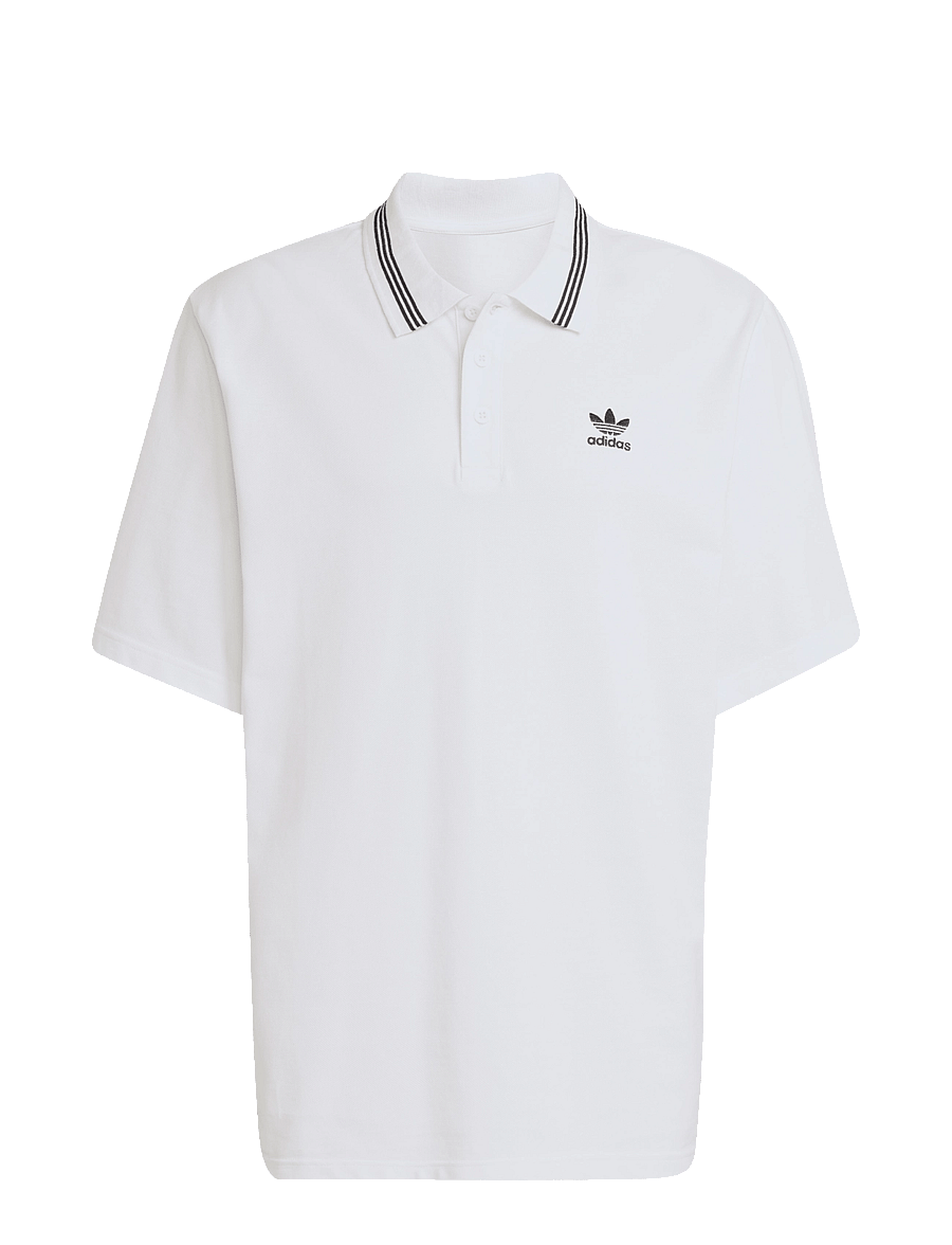 adidas Originals - LOOSE POLO - toppe & t-shirts - white/black - 1