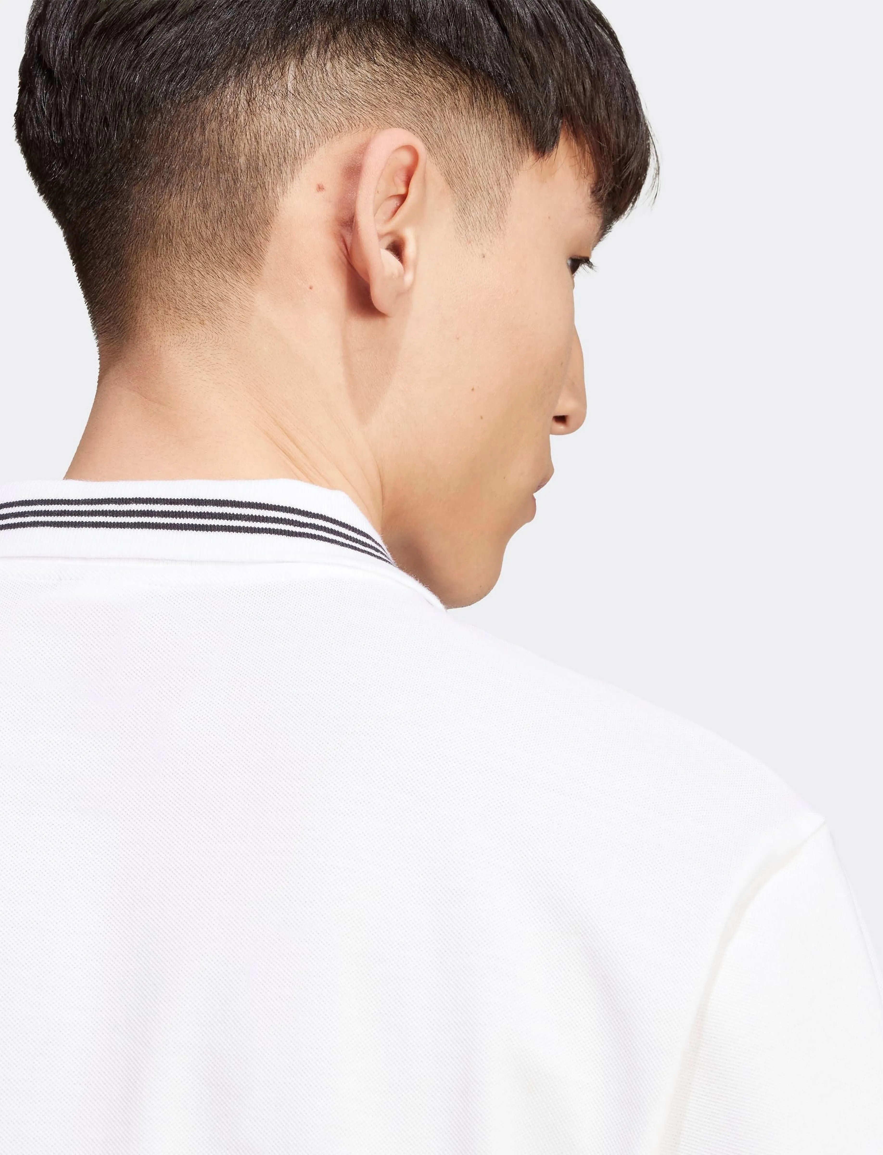 adidas Originals - LOOSE POLO - toppe & t-shirts - white/black - 3