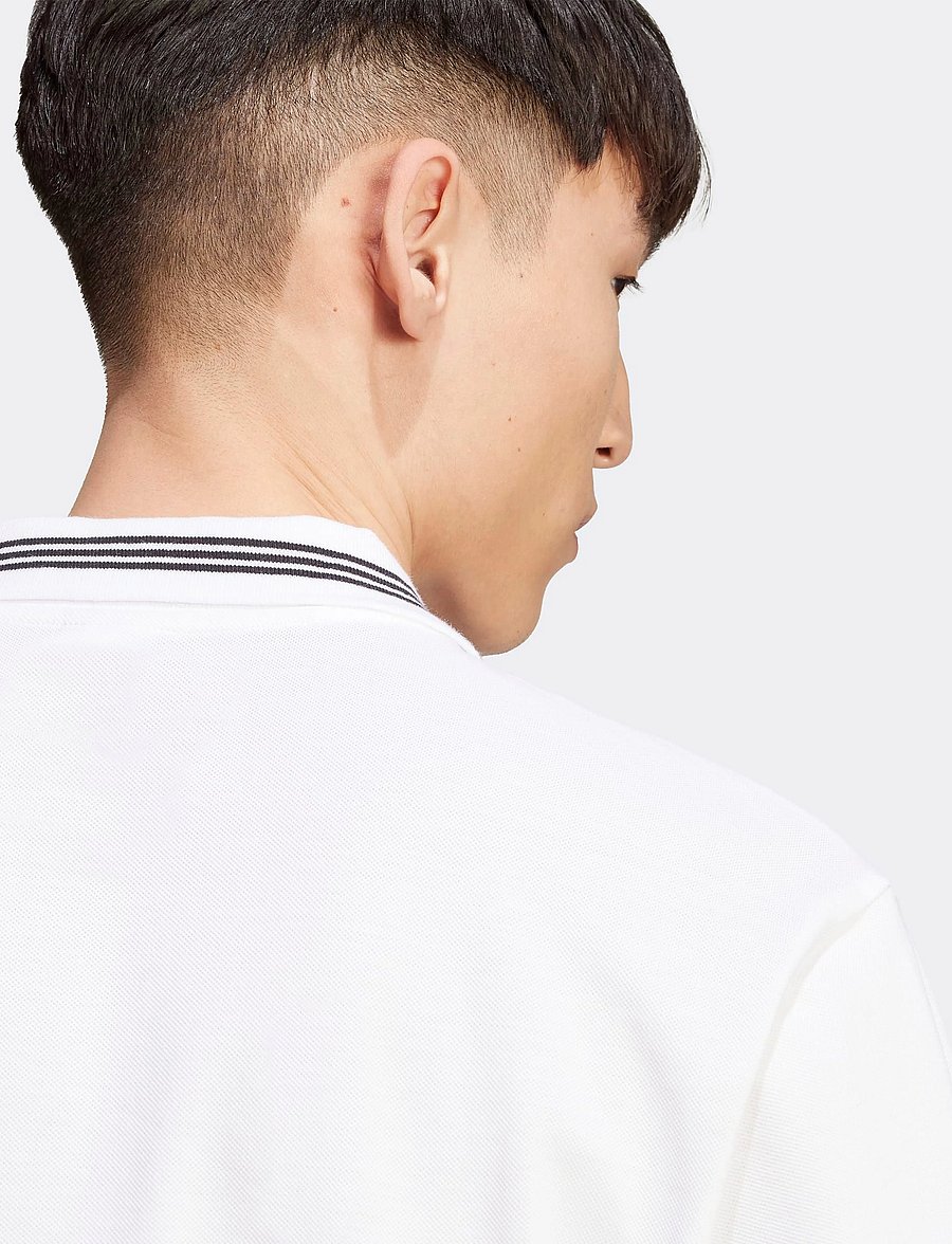 adidas Originals - LOOSE POLO - toppe & t-shirts - white/black - 3