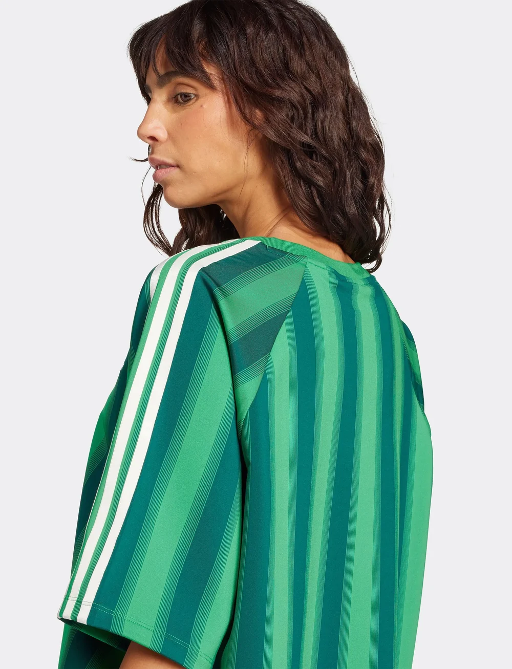 adidas Originals - LINEAR TEE - jalgpallisärgid - green - 5