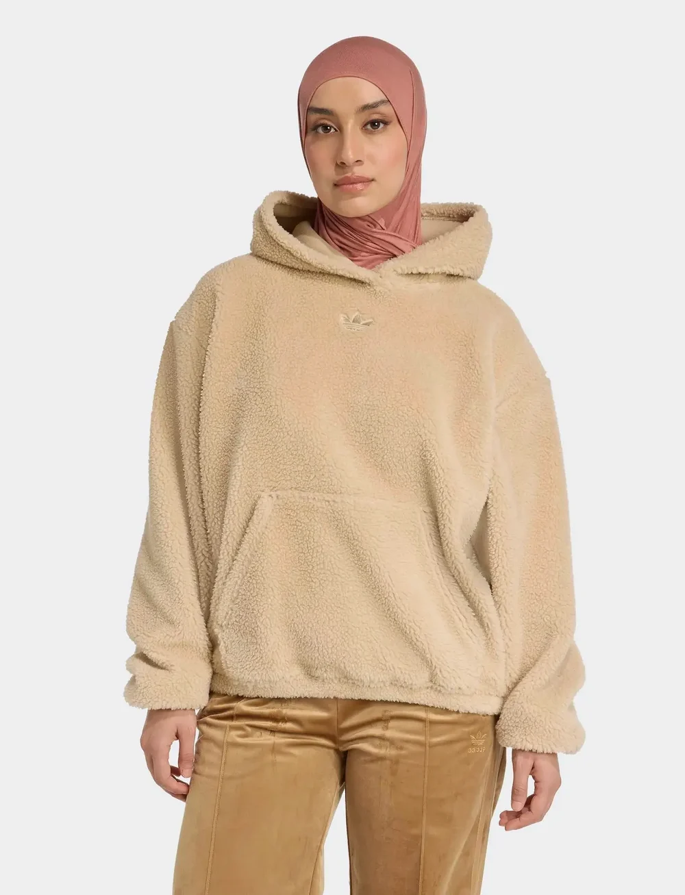 adidas Originals - ESS TEDDY CROP - overdele - stokha - 0