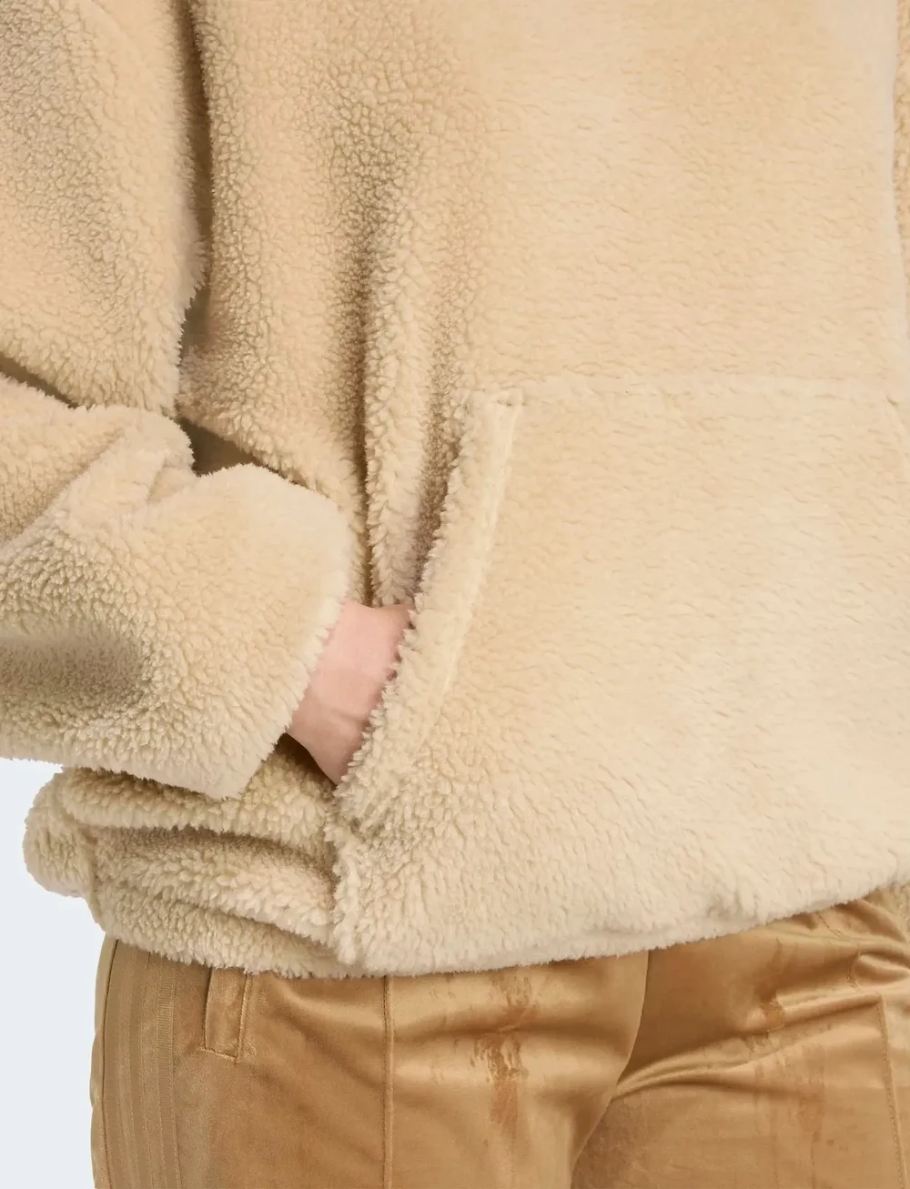 adidas Originals - ESS TEDDY CROP - overdele - stokha - 2