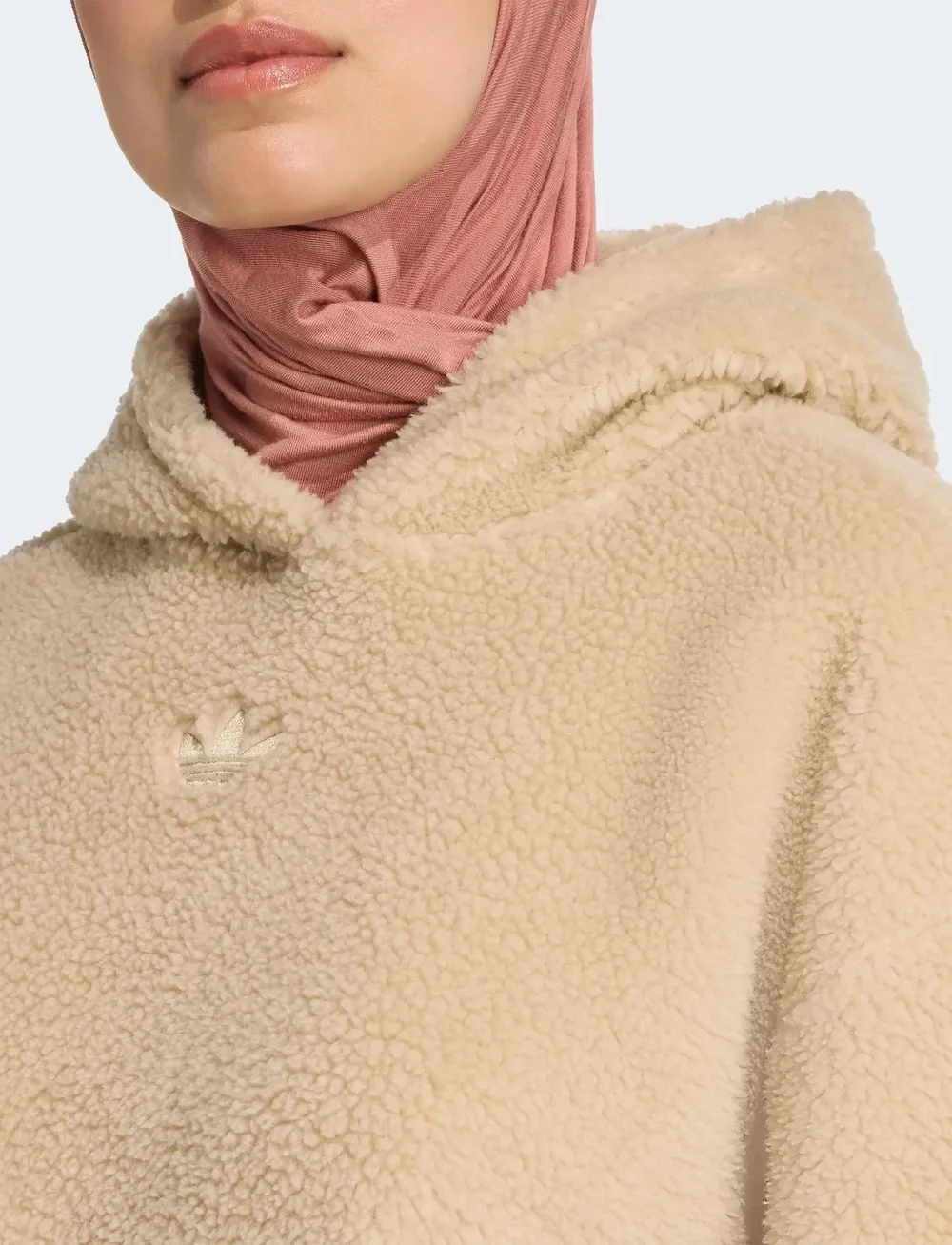 adidas Originals - ESS TEDDY CROP - overdele - stokha - 4