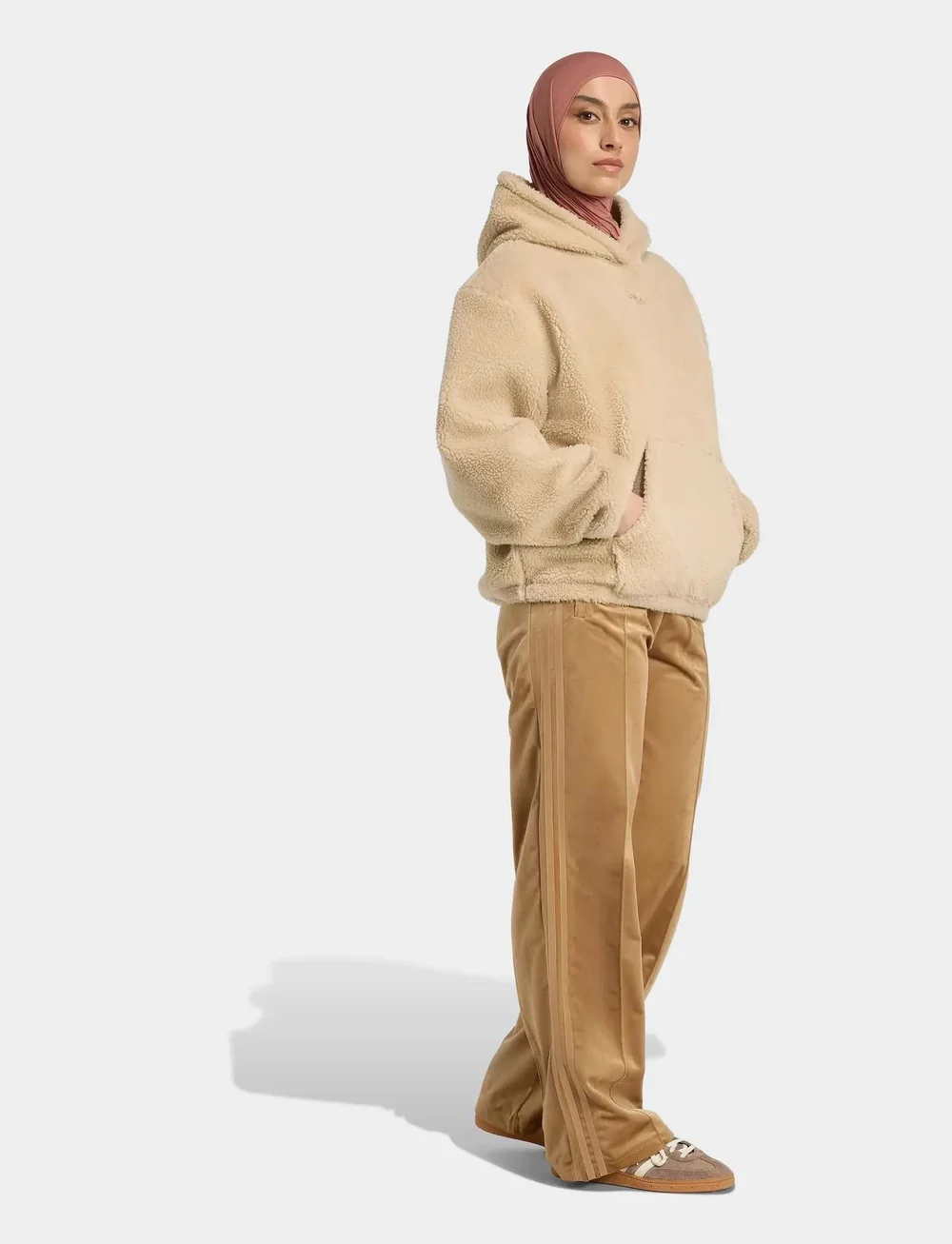 adidas Originals - ESS TEDDY CROP - overdele - stokha - 5