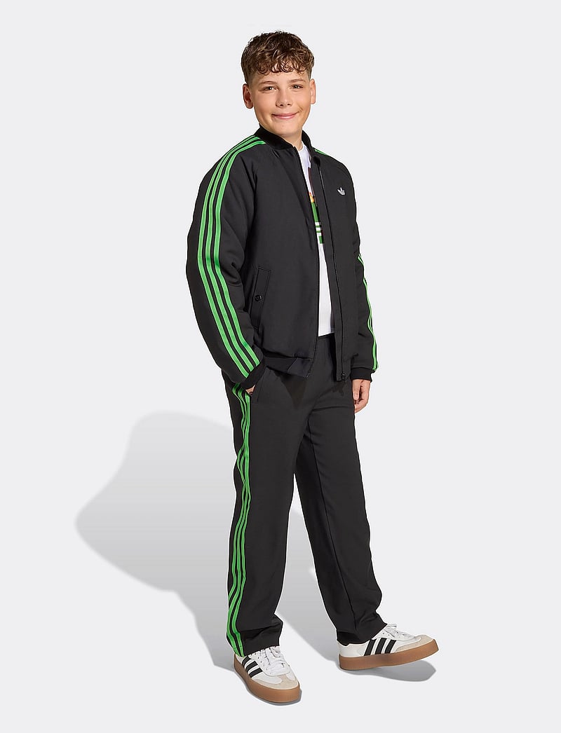 adidas Originals - WIDE LEG PANTS - sportiska stila bikses - black - 5