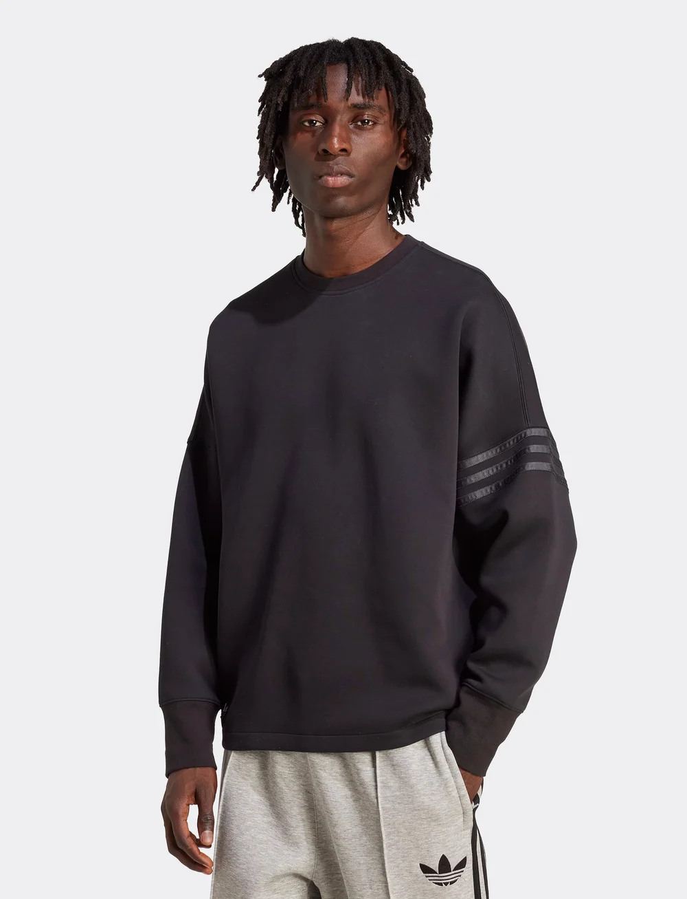 adidas Originals - NC LS OS CREW - Överdelar - black - 0