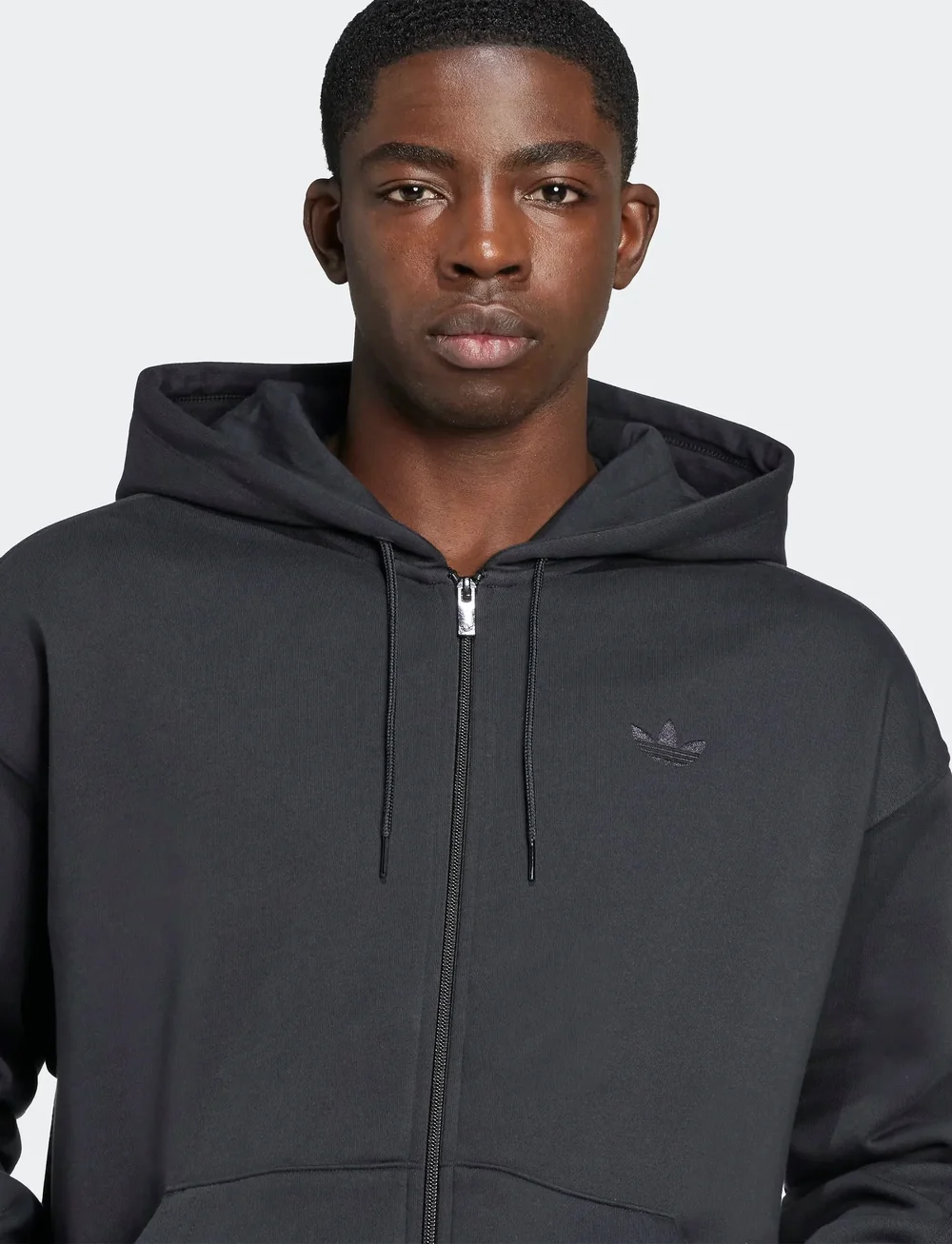 adidas Originals - BAGGY FZ HOODIE - pulls a capuche - black/black - 2