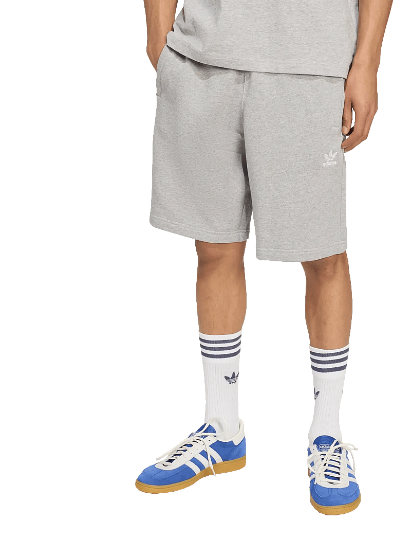adidas Originals - ESS SHO - hosen - mgreyh/white - 2