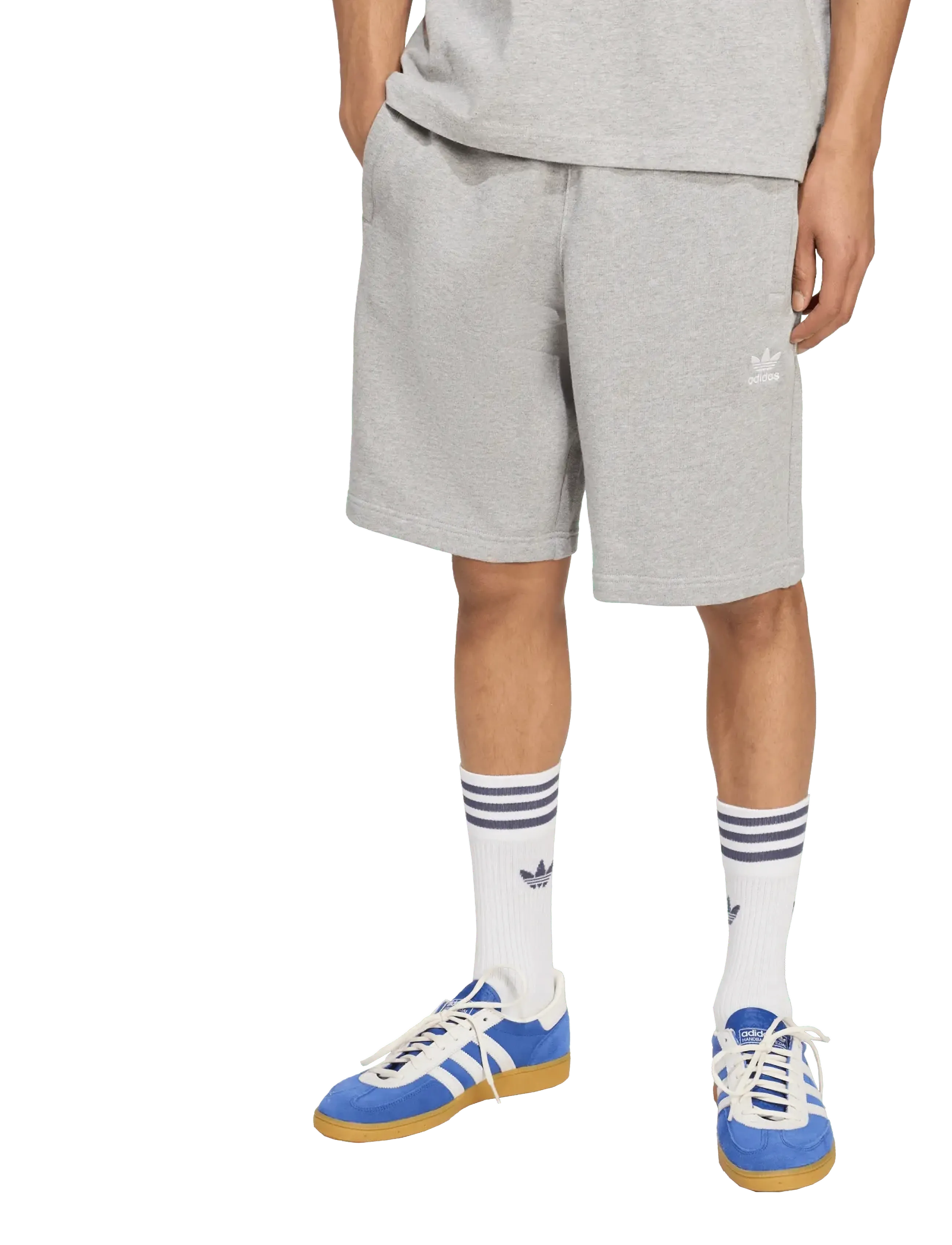 adidas Originals - ESS SHO - underdele - mgreyh/white - 2