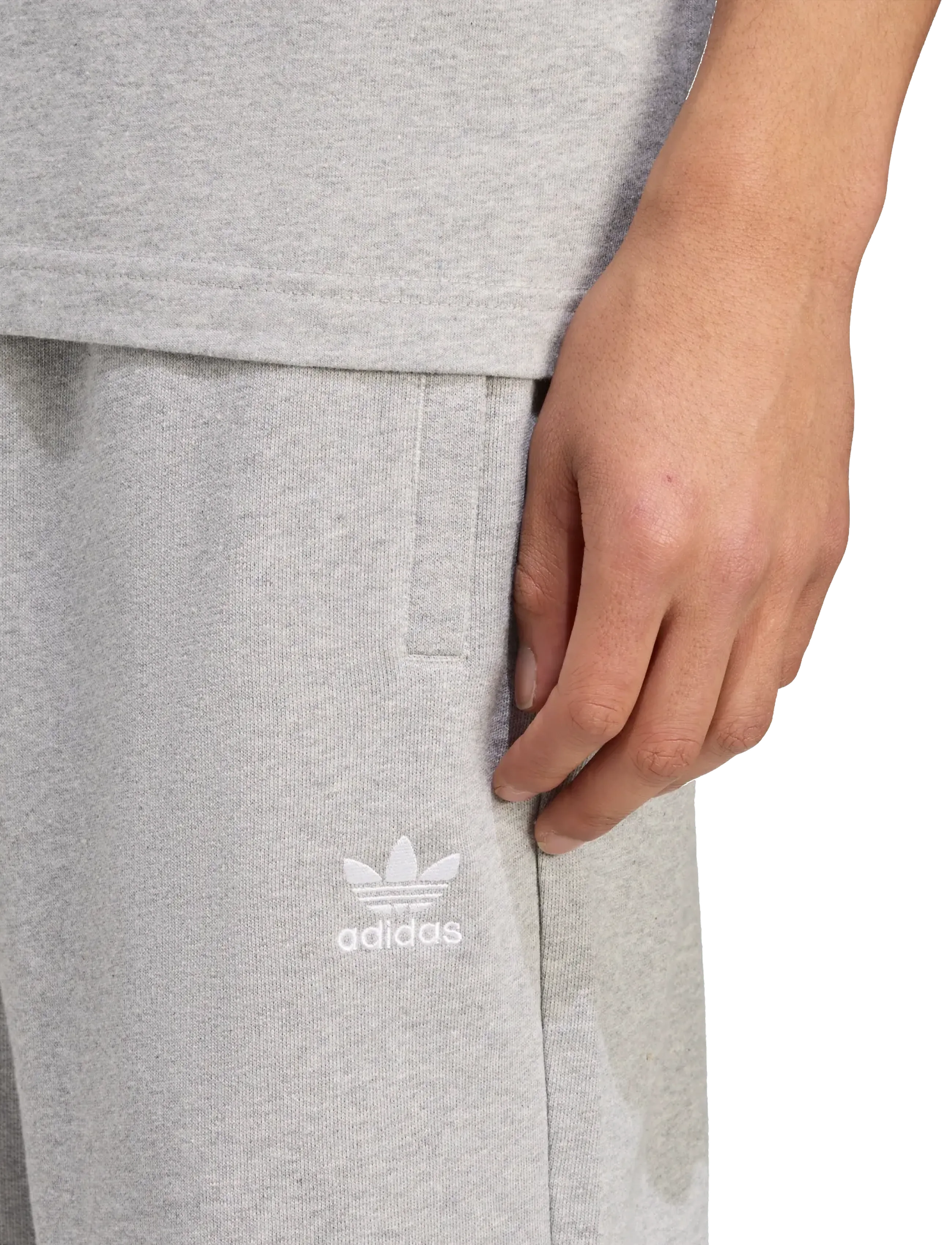 adidas Originals - ESS SHO - underdele - mgreyh/white - 3