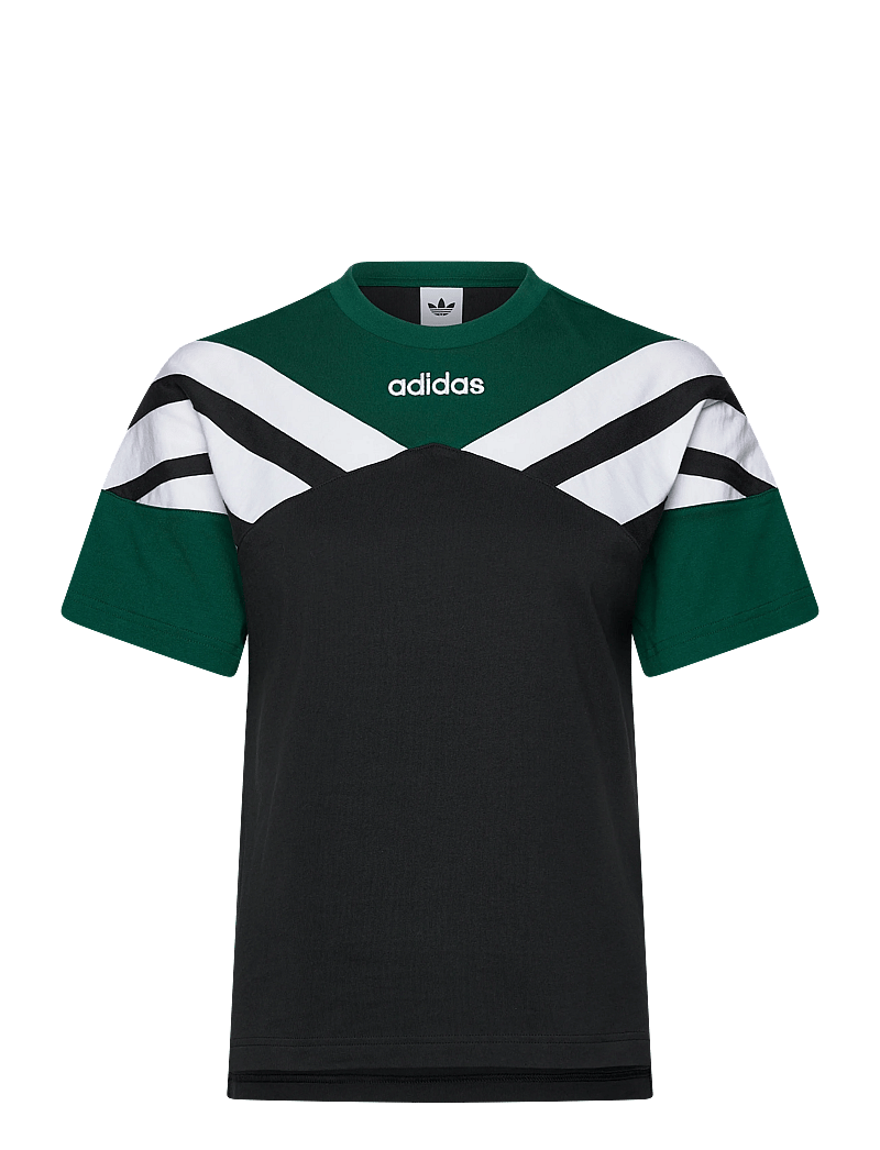 adidas Originals - TEE - sporttoppar - black/cgreen - 1