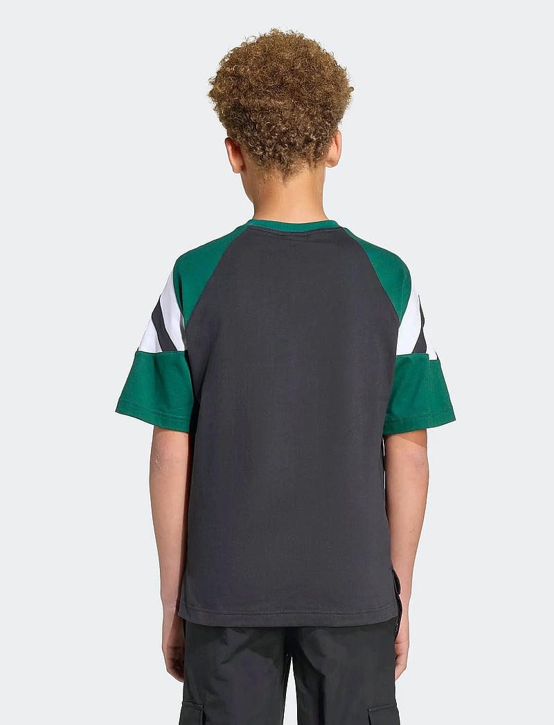 adidas Originals - TEE - sporttoppar - black/cgreen - 4