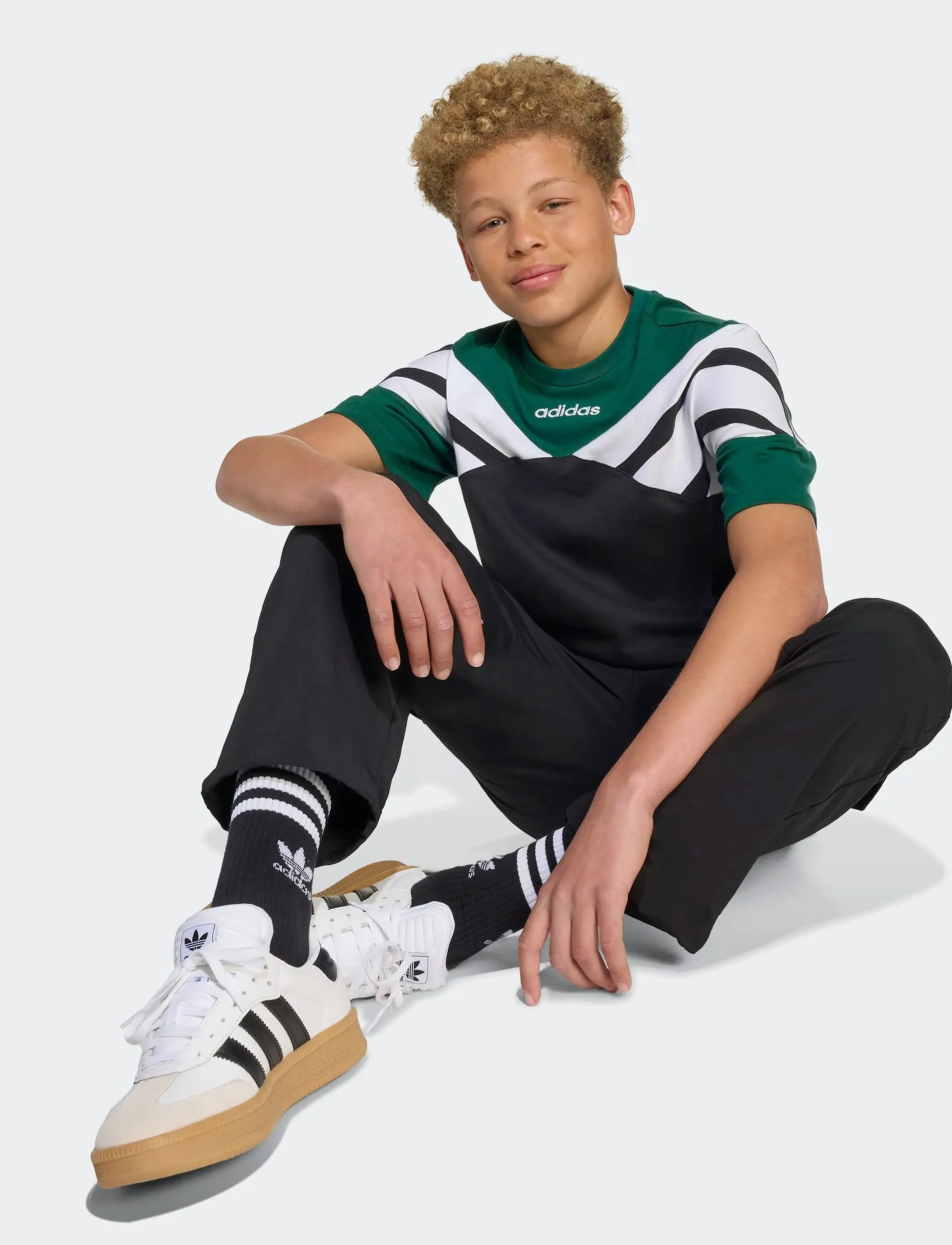 adidas Originals - TEE - sporta topi - black/cgreen - 5