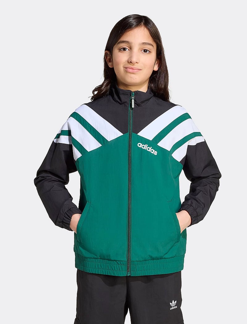 adidas Originals - TRACK TOP - sweatshirts - black/cgreen - 0