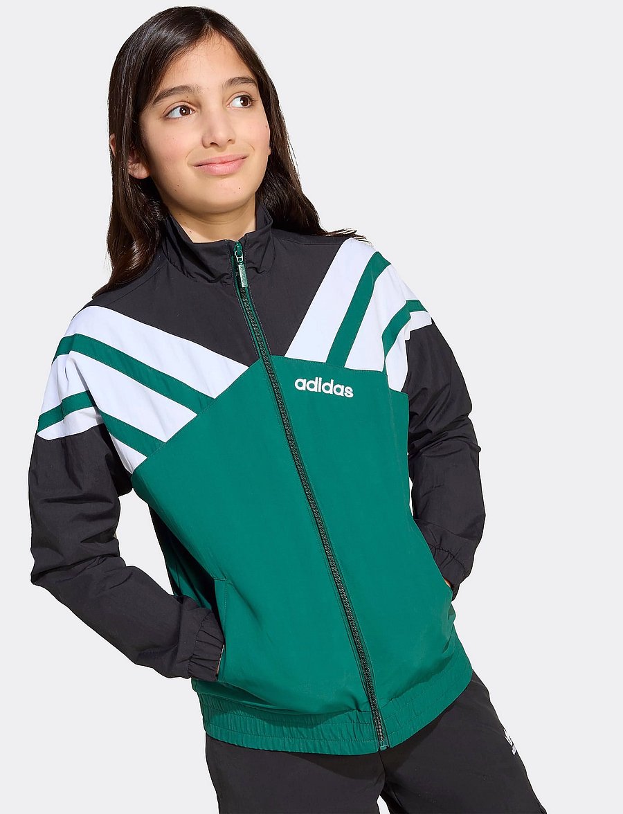 adidas Originals - TRACK TOP - sweatshirts - black/cgreen - 4